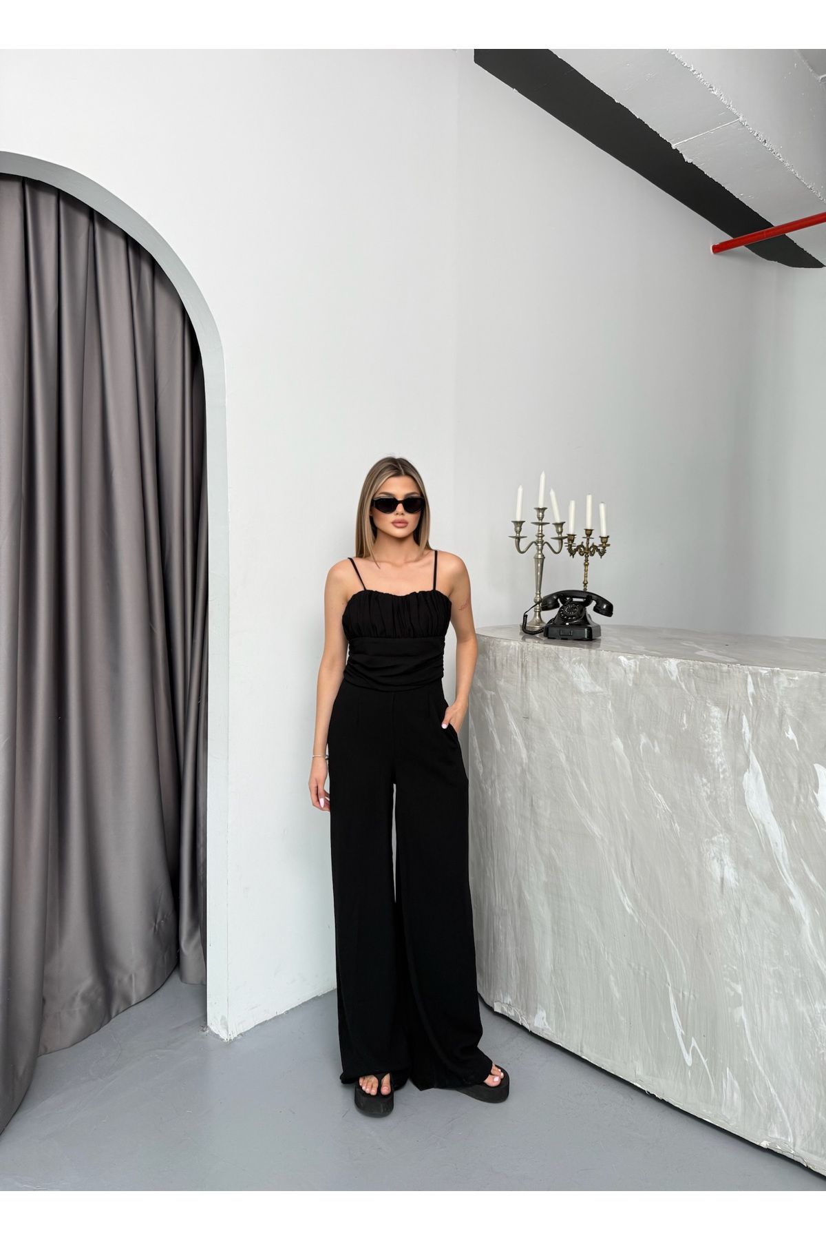 NOVEMBER Fashion Fremont Askılı Kadın Tulum
