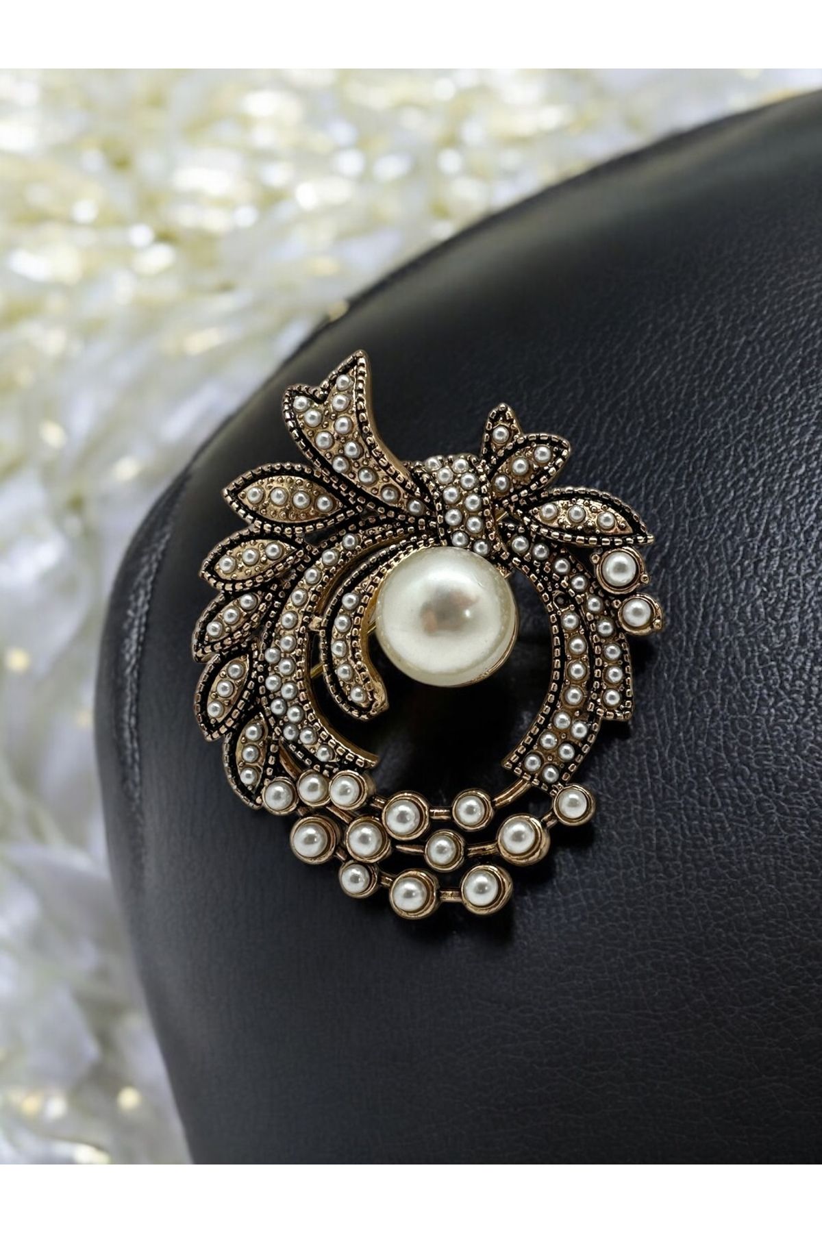 FUYA JEWELLERY Taşlı Broş