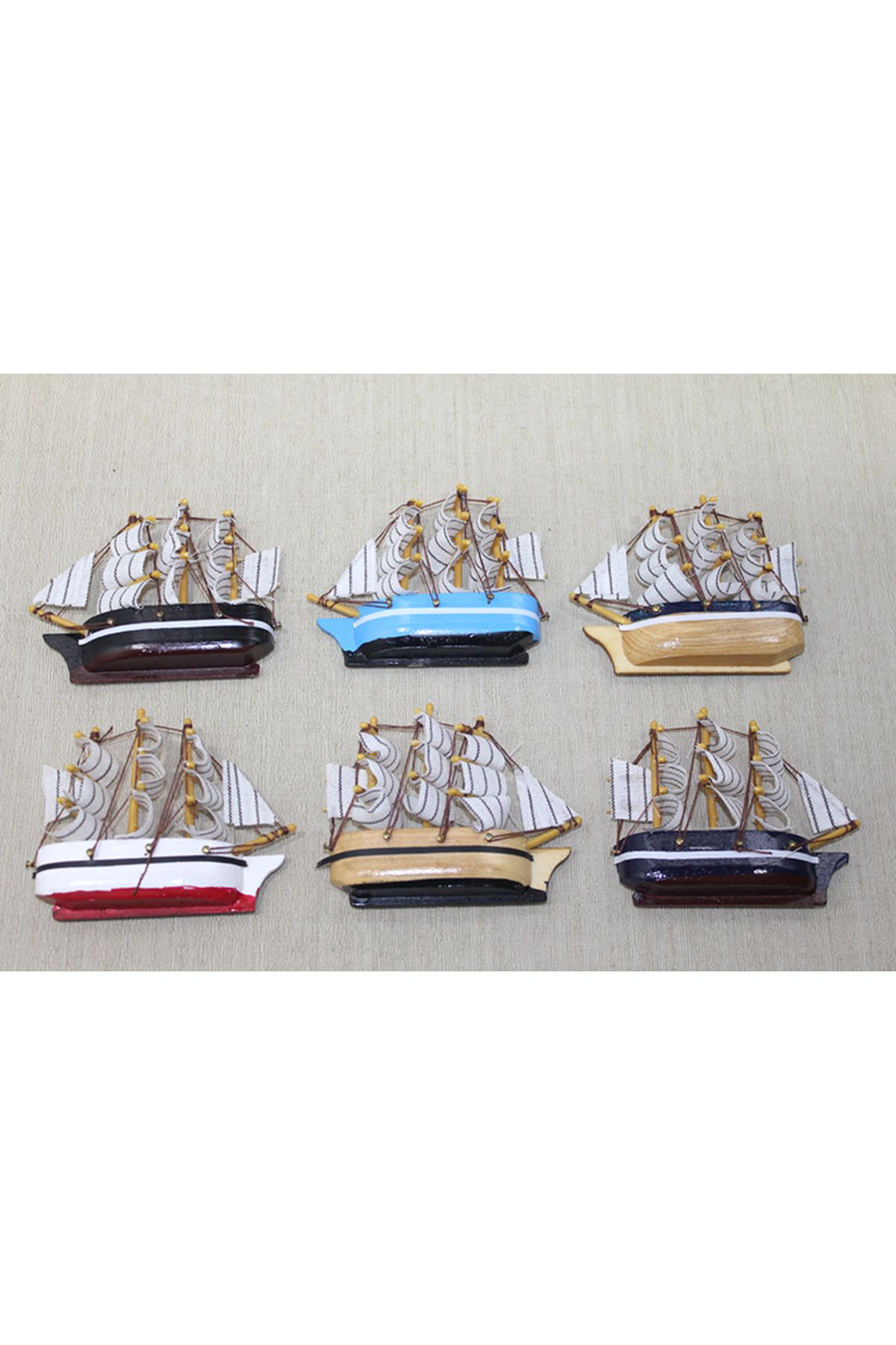 Livenda Shop Ahşap Gemi Magnet
