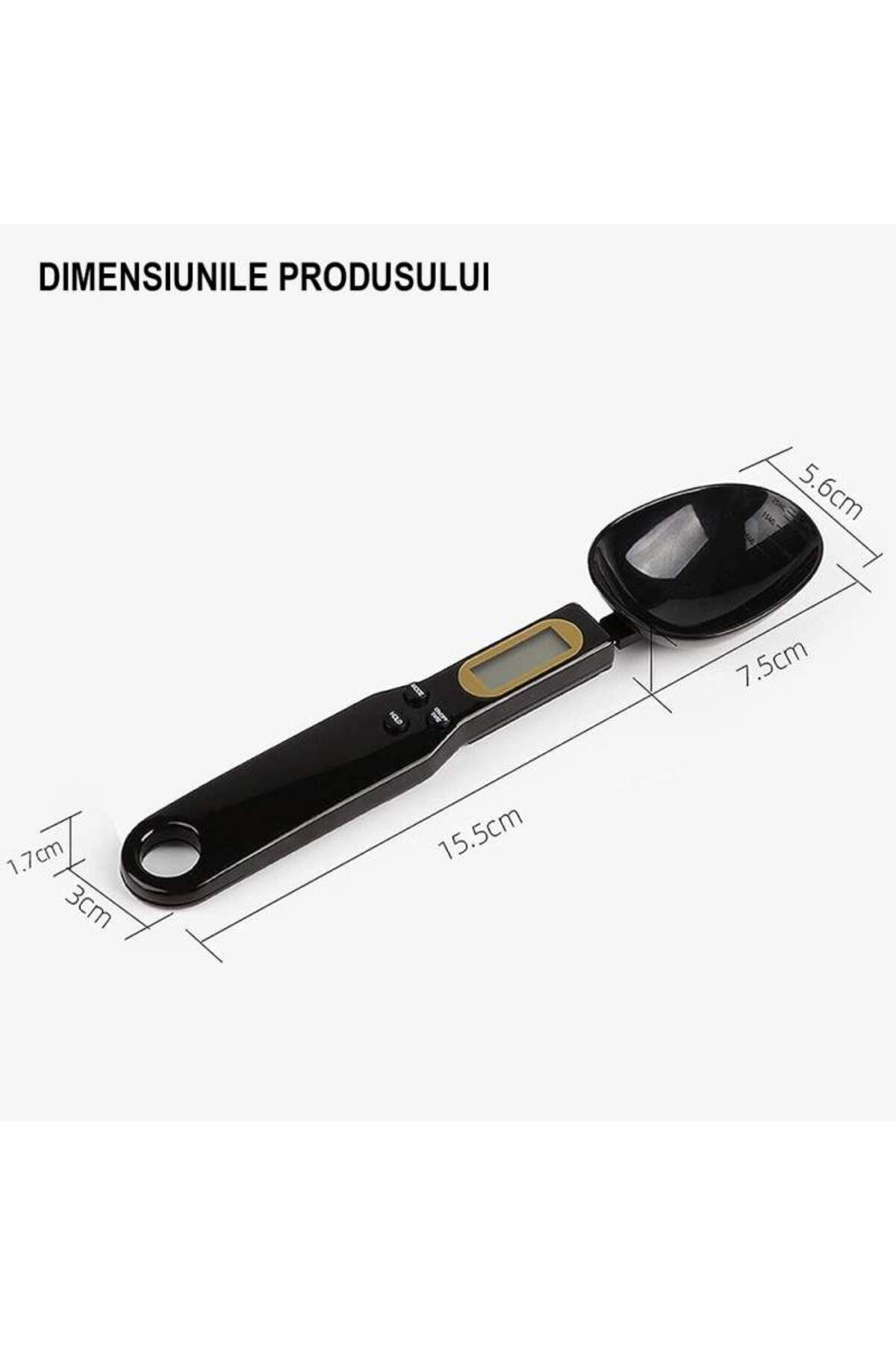 SIKS-Digital Scale For Spoon-shaped Ingredients, Hold Function, Accuracy 0.1, Maximum 500 gr 7