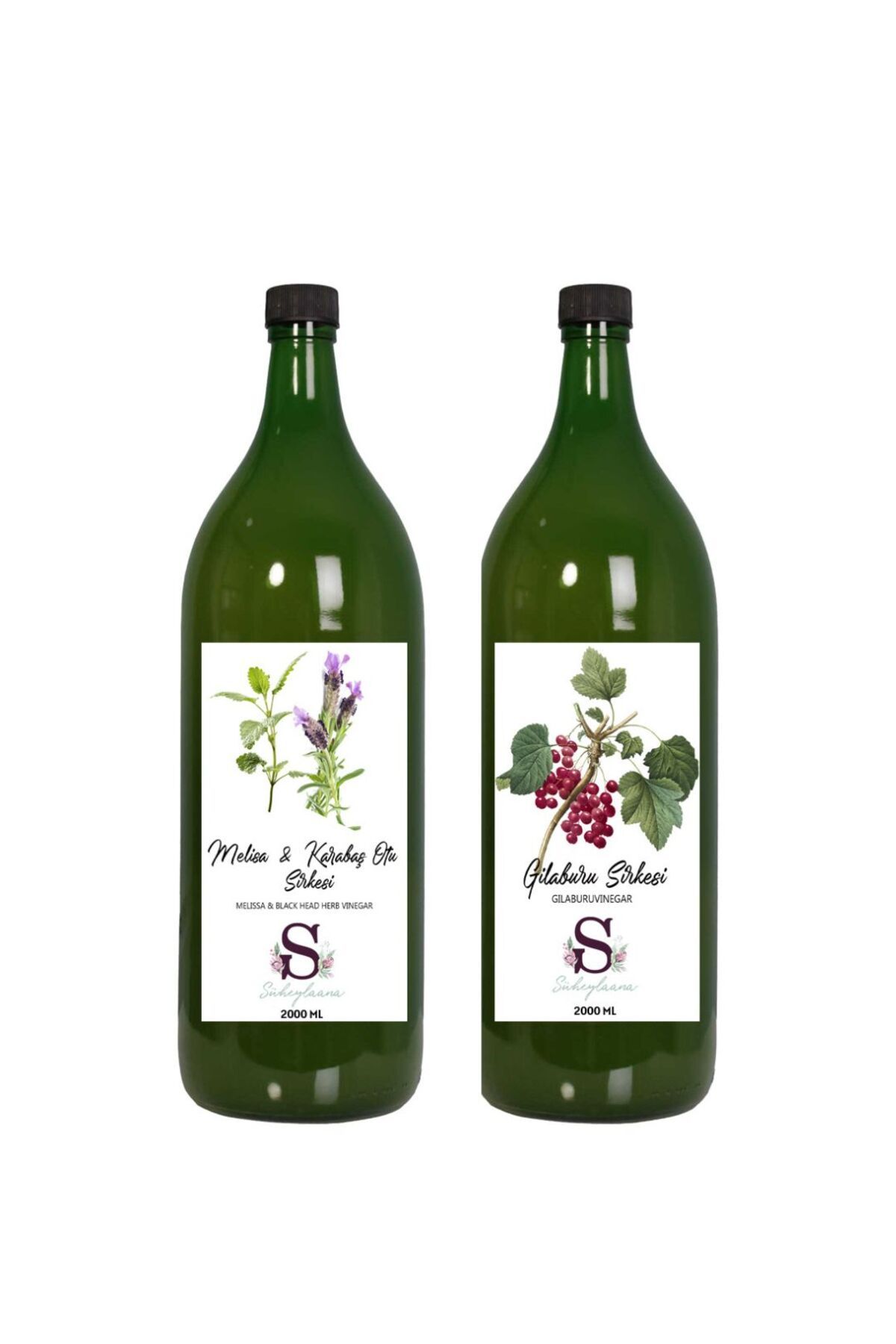 Süheylaana Doğal Melisa & Karabaş Sirkesi 2000 Ml - Doğal Gilaburu Sirkesi 2000 Ml