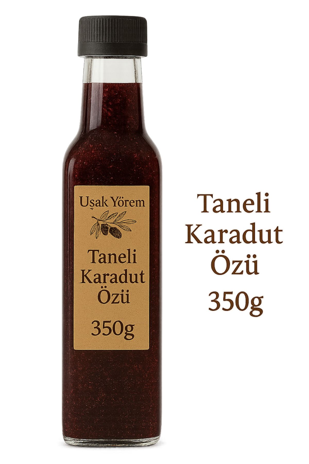 Uşak Yörem Şarküteri Taneli Karadut Özü 350g Uşak Yörem
