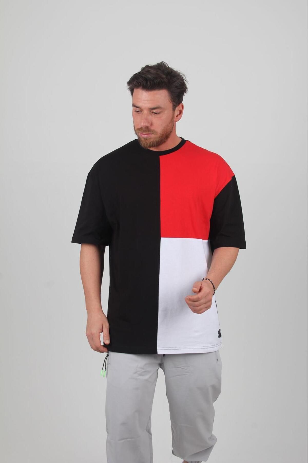 serval Oversize Siyah T-Shirt Kaliteli Kumaş Ferah Tasarım