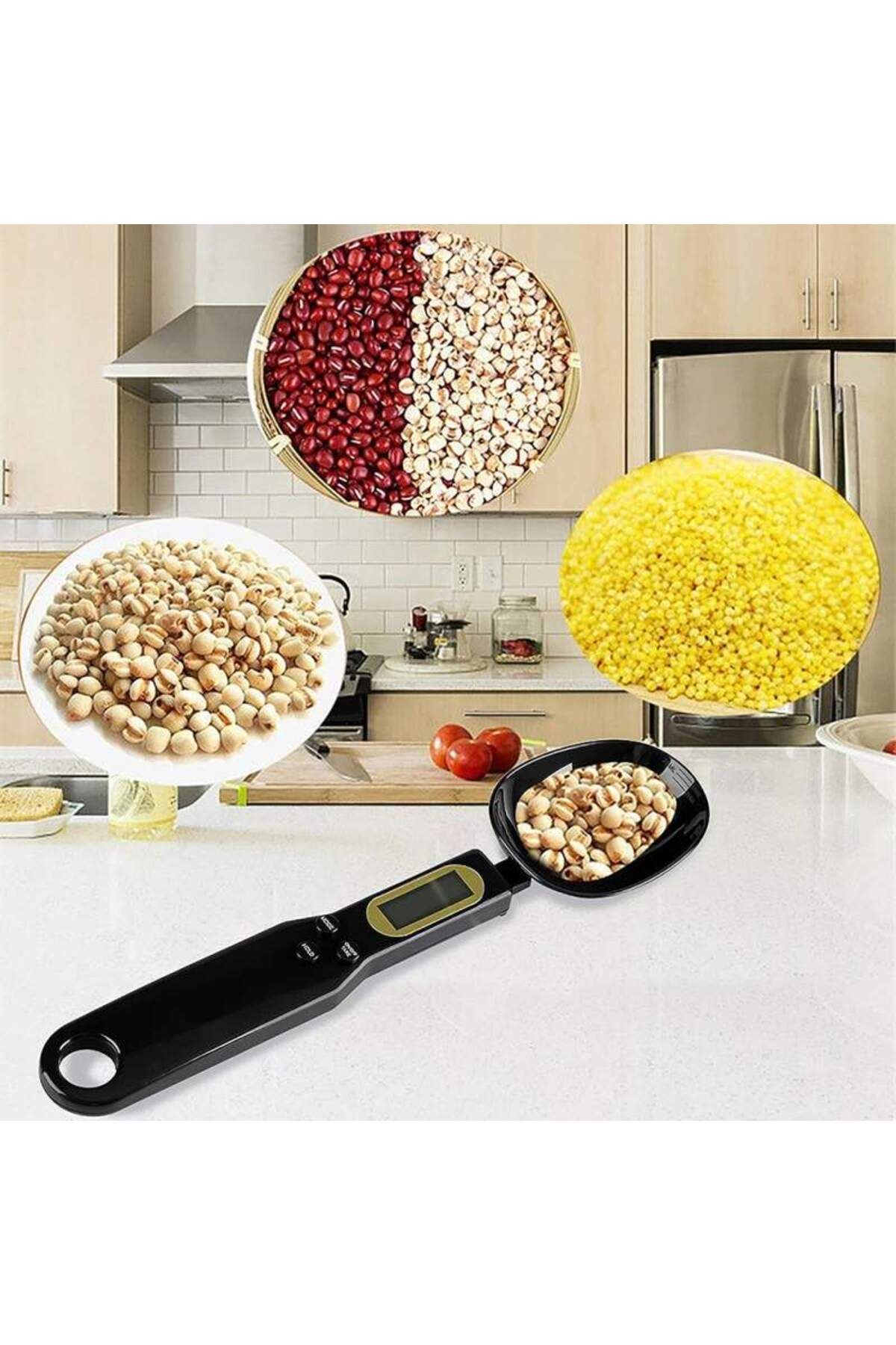 SIKS-Digital Scale For Spoon-shaped Ingredients, Hold Function, Accuracy 0.1, Maximum 500 gr 4