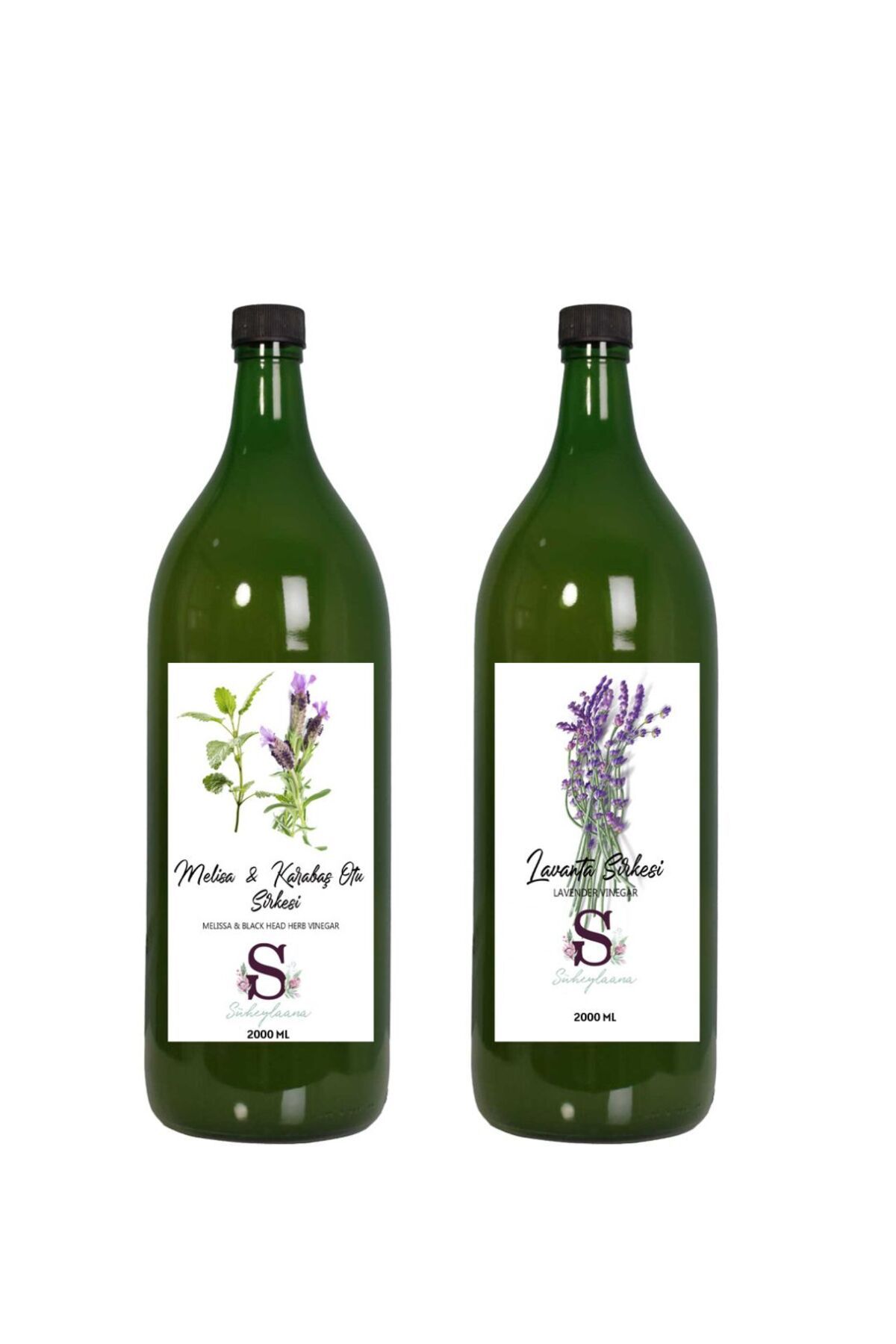Süheylaana Doğal Melisa & Karabaş Sirkesi 2000 Ml - Doğal Lavanta Sirkesi 2000 Ml
