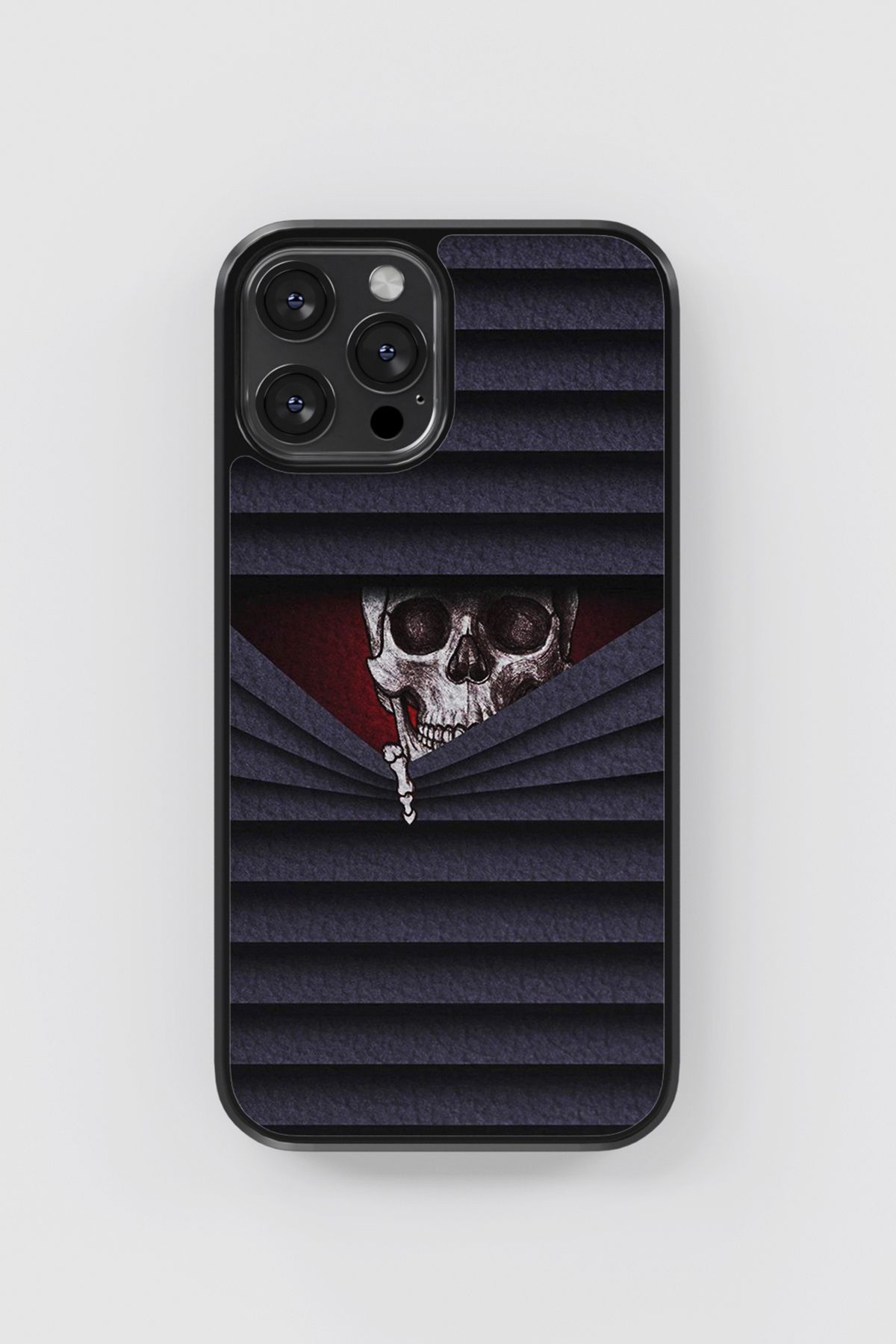 No28studio Skull Deri Telefon Kılıfı