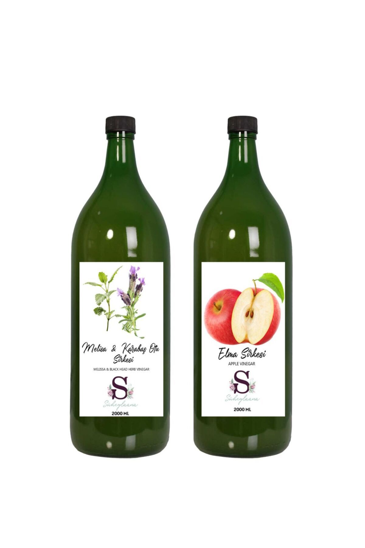 Süheylaana Doğal Melisa & Karabaş Sirkesi 2000 Ml - Doğal Elma Sirkesi 2000 Ml