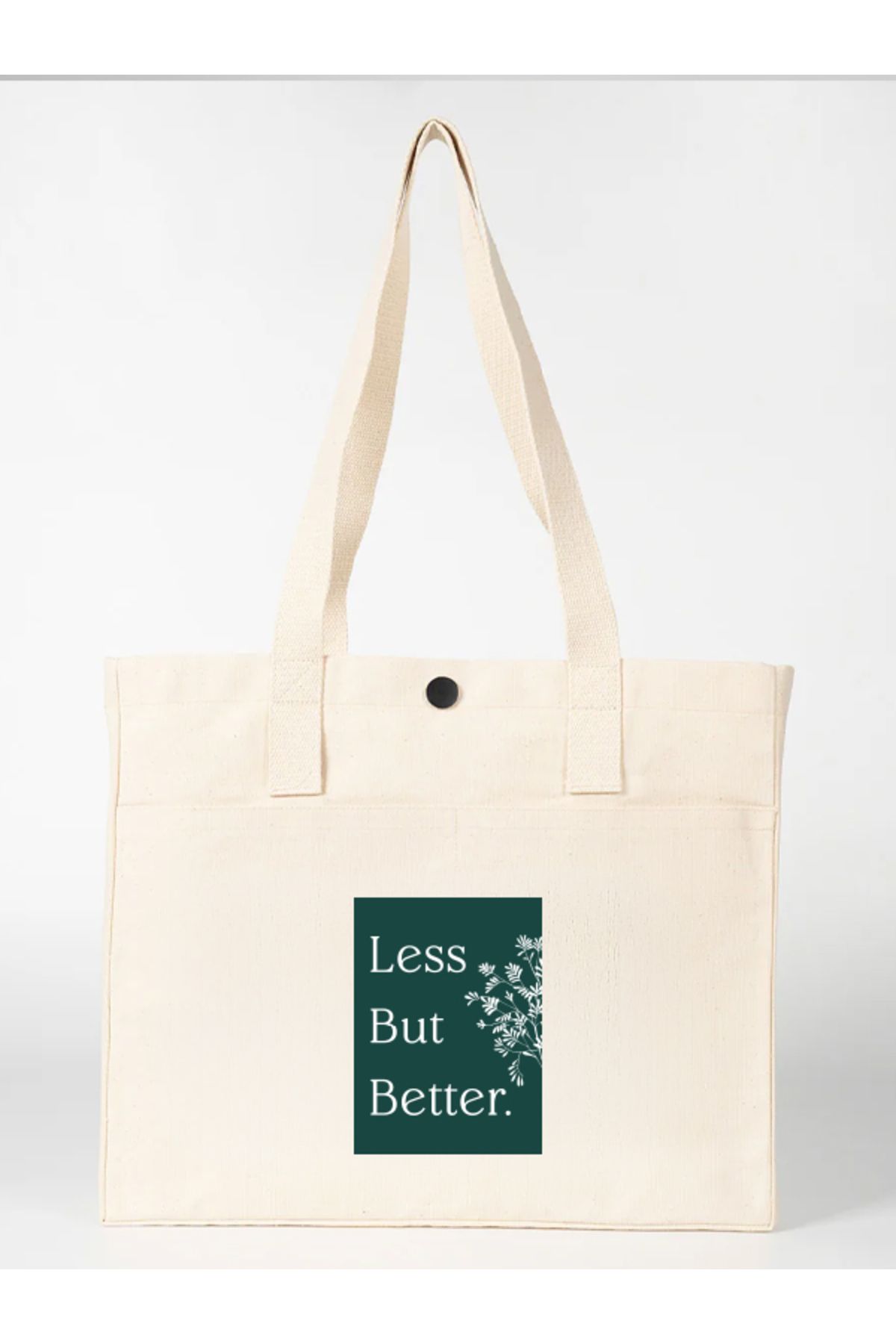 GEDENE Less But Better - Ön Cepli lux Kanvas Çanta