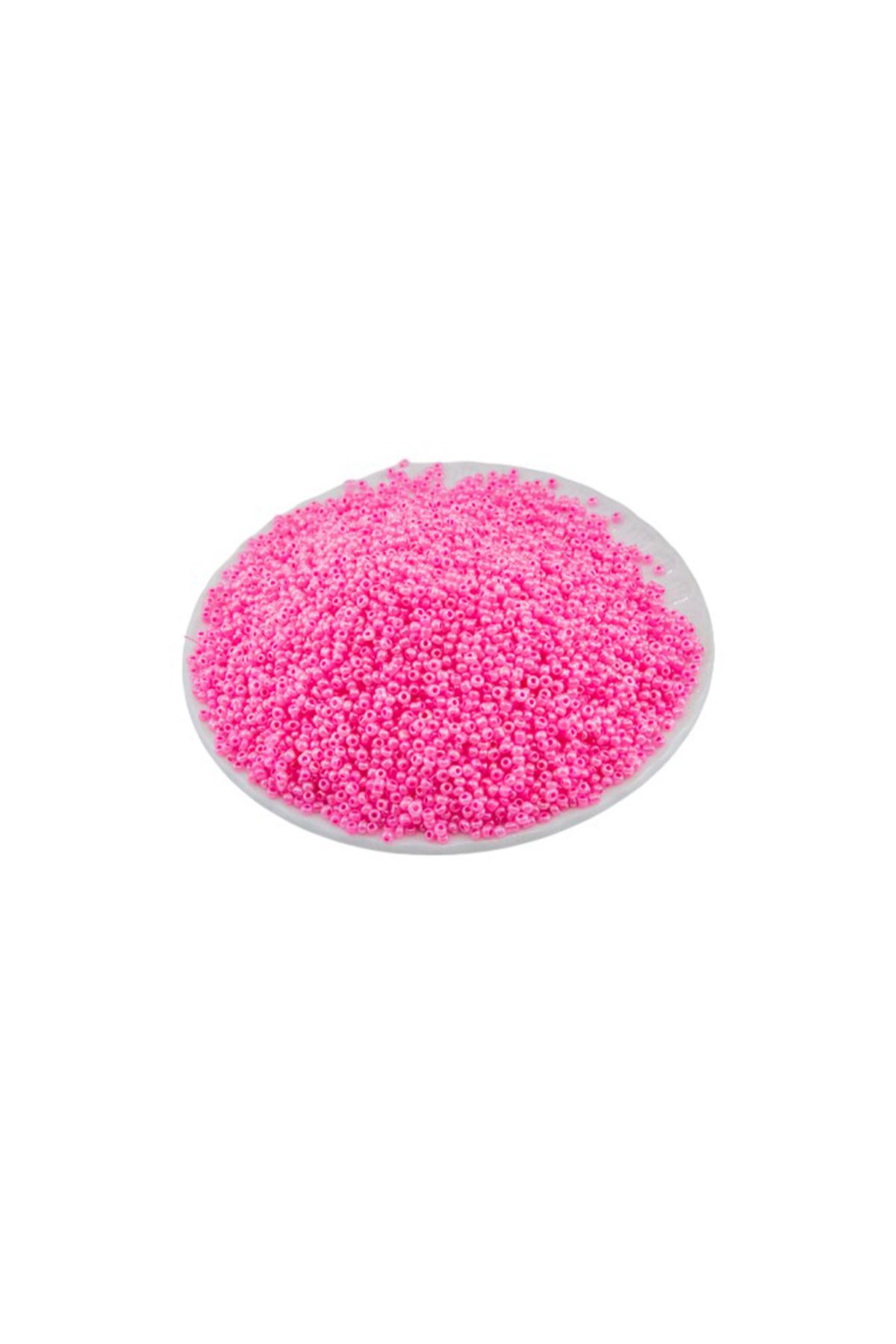 Serhat Aksesuar ve El İşçilik İnci Koyu Şeker Pembe (11/0) 2 mm Kum Boncuğu 100 gr