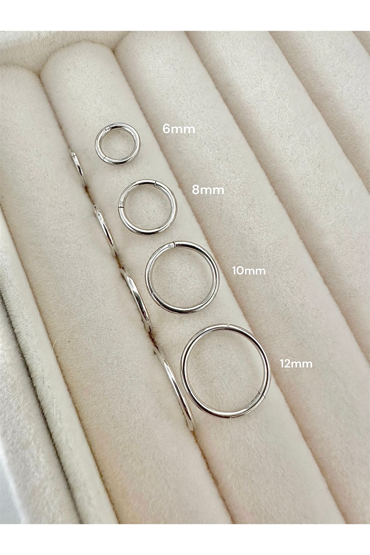 My Bellas Jewels Cerrahi Çelik Gizli Kilit Halka Piercing, Tragus, Helix, Lobe Uyumlu (1 Adet)