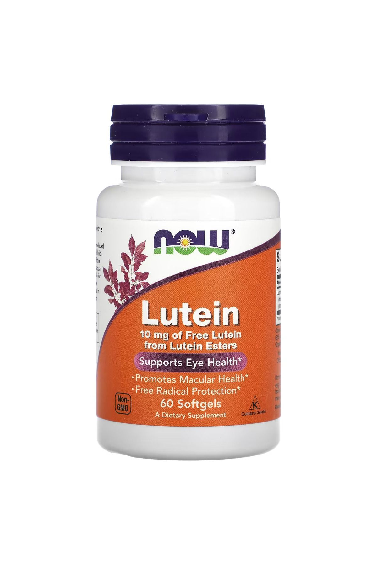 Now Foods, Lutein Eye(Göz) Health 10 Mg, 60 Softgels