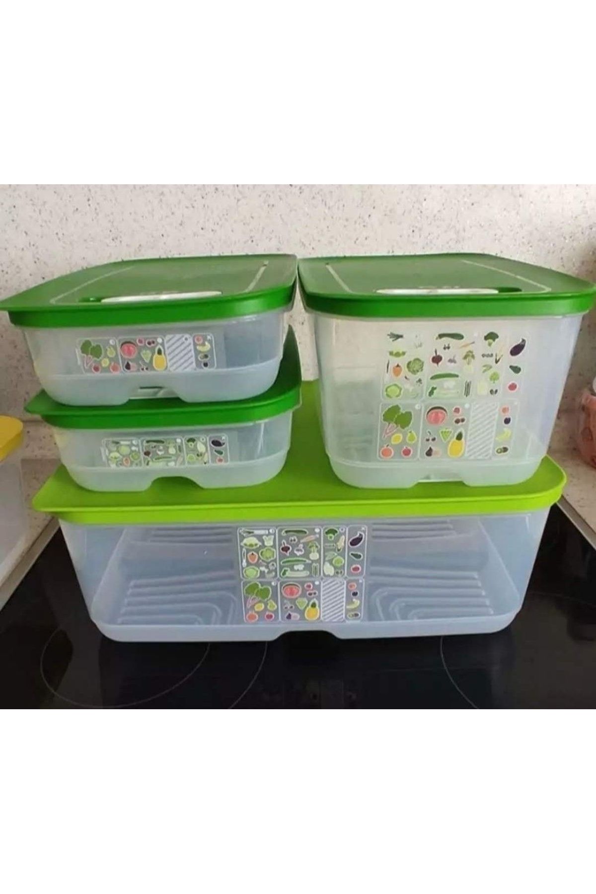 Tupperware Sera Set. 9.9 LT, 4.4 LT ve 2 Adet 1.8 LT