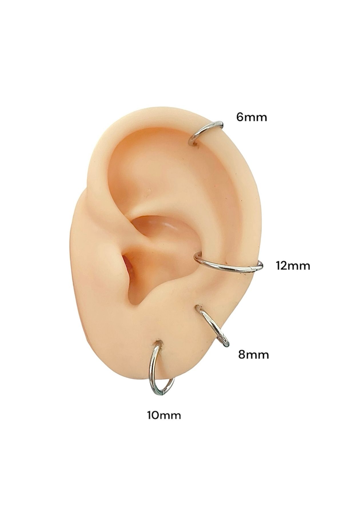 My Bellas Jewels G23 Titanium Halka Piercing, Tragus, Helix, Lobe,(1 Adet)