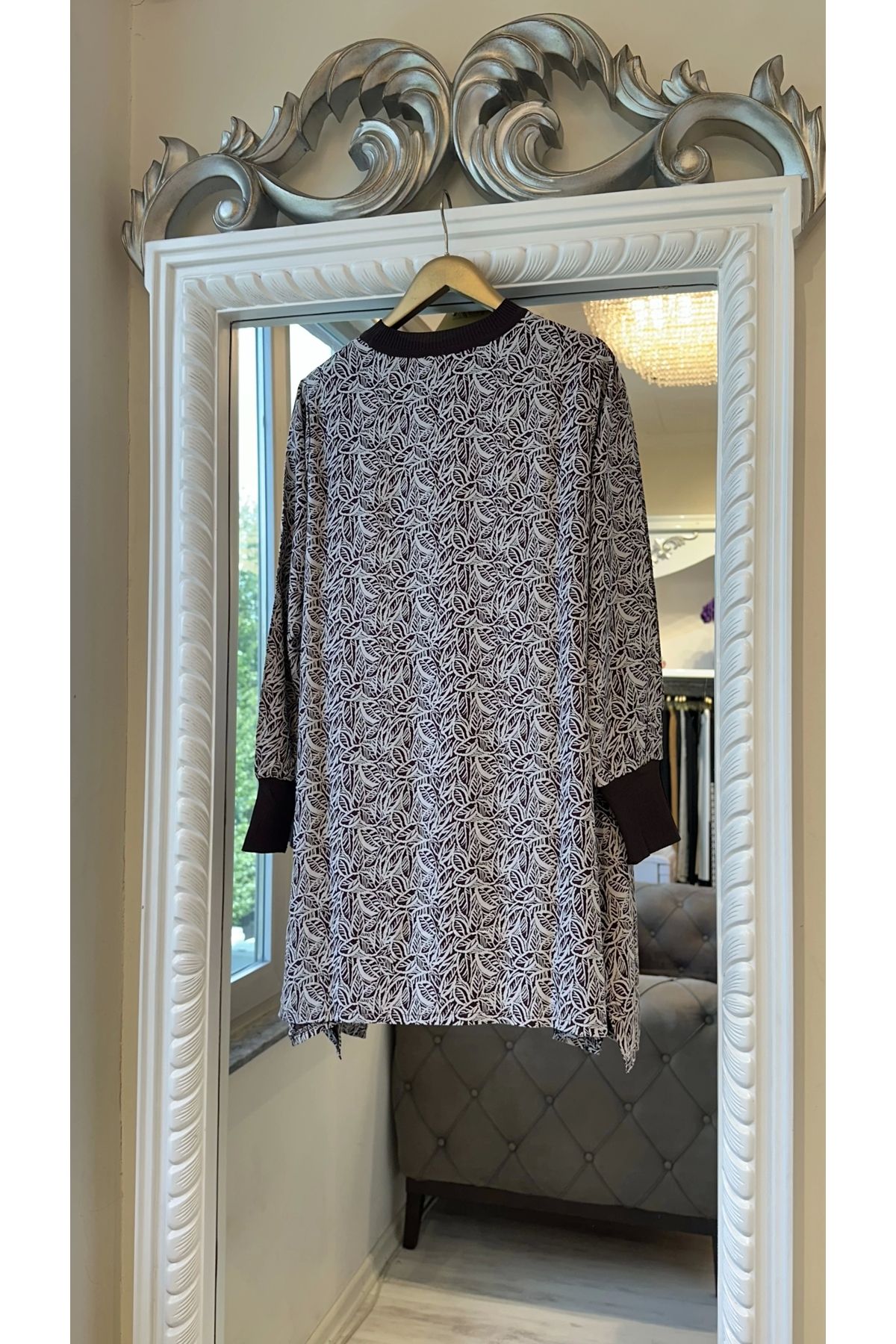 Invee-Invee Patterned Tunic - Plum 5