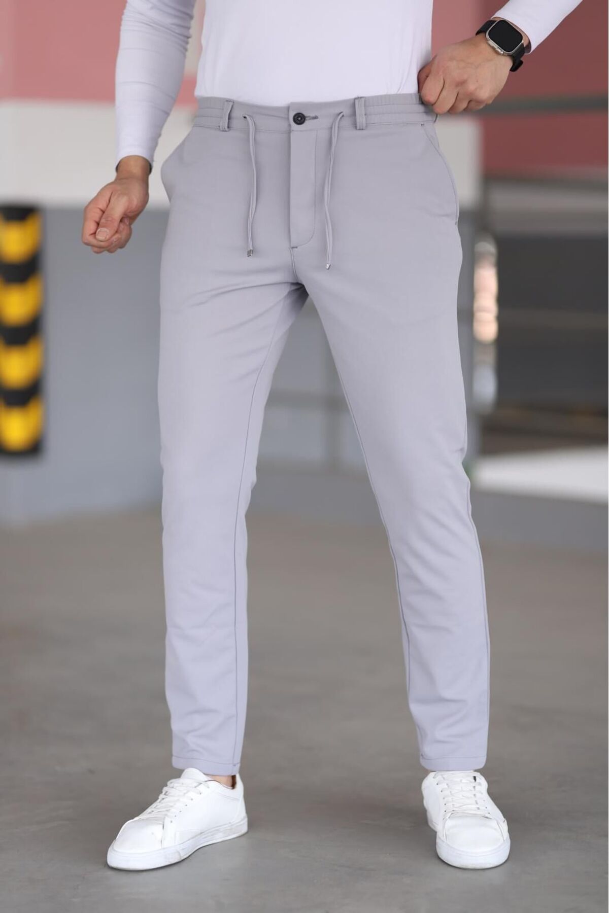 MODA Jogger Erkek Pantolon Açık Gri-33