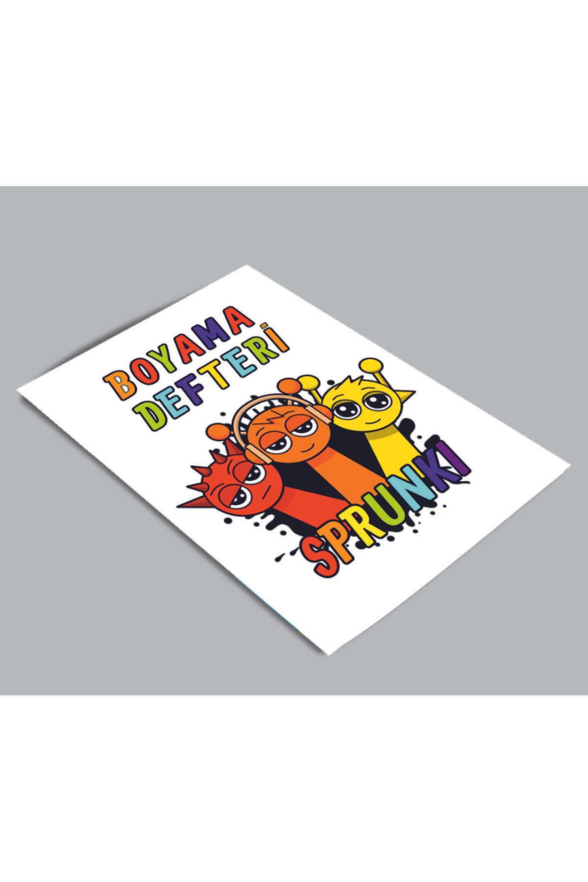 Home Sprunki Eğlenceli Boyama Defteri (Renkli 20 Sayfa A4)