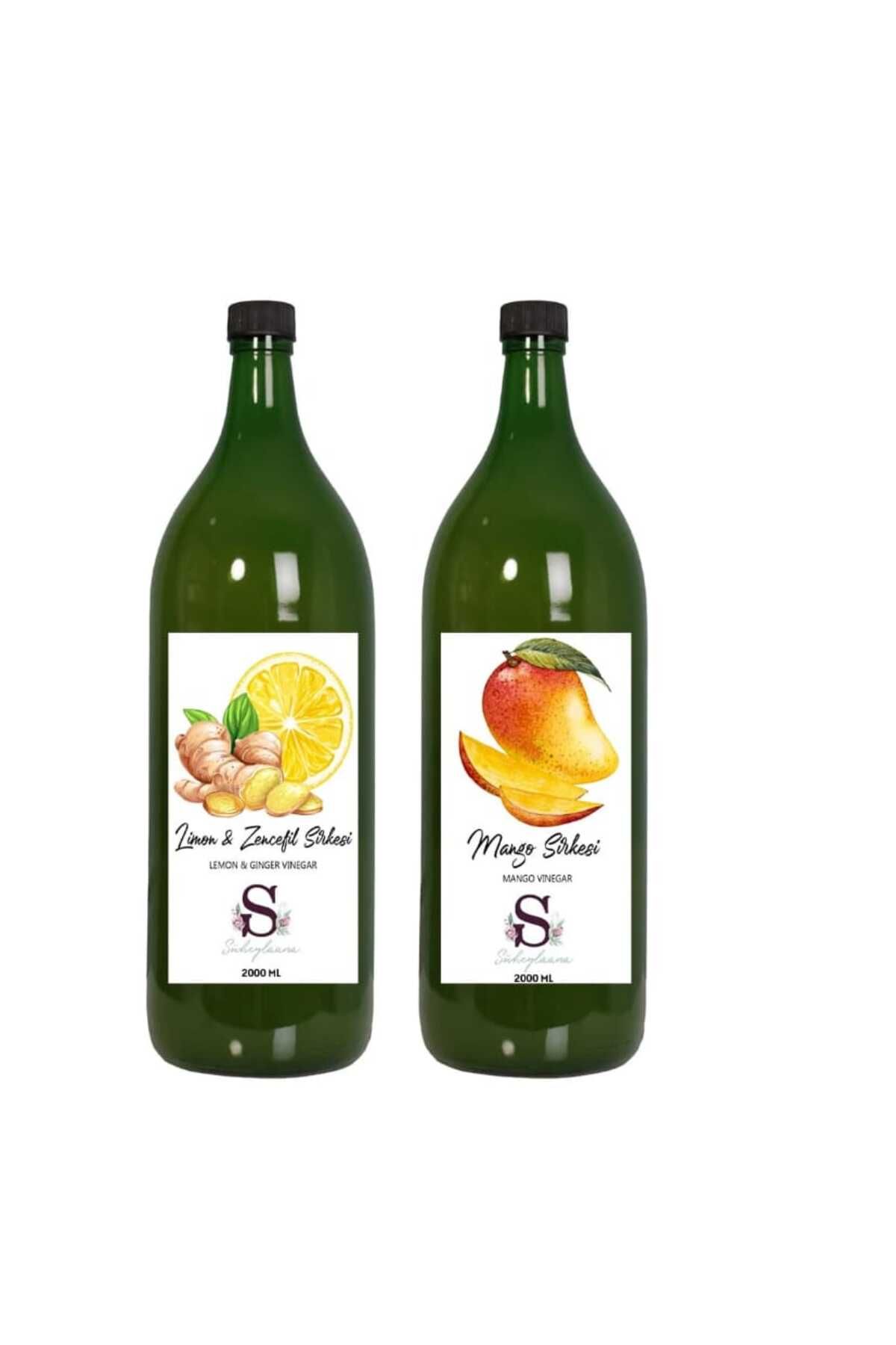 Süheylaana Doğal Limon & Zencefil Sirkesi 2000 Ml - Doğal Mango Sirkesi 2000 Ml