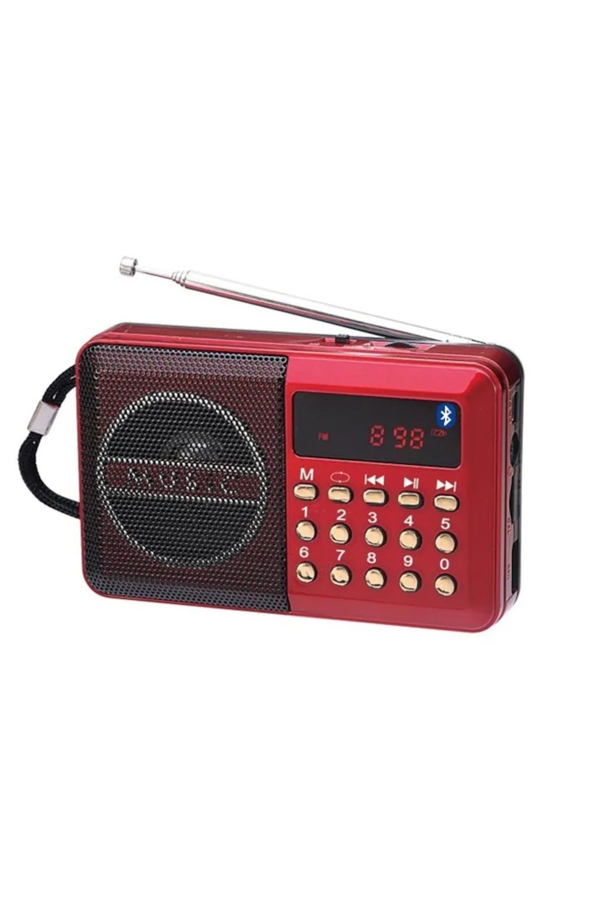 JOC-Radio with Rechargeable Battery, Bluetooth, TF/USB Mp3 Player, FM Radio, LED Display 1