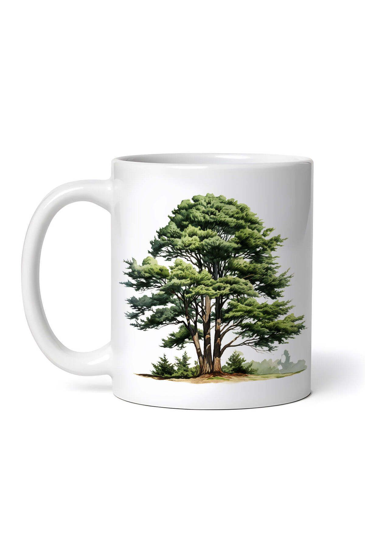 OEM Cană Albă Personalizată, Brazi În Pădure, Inovatix . 330ml - One Size