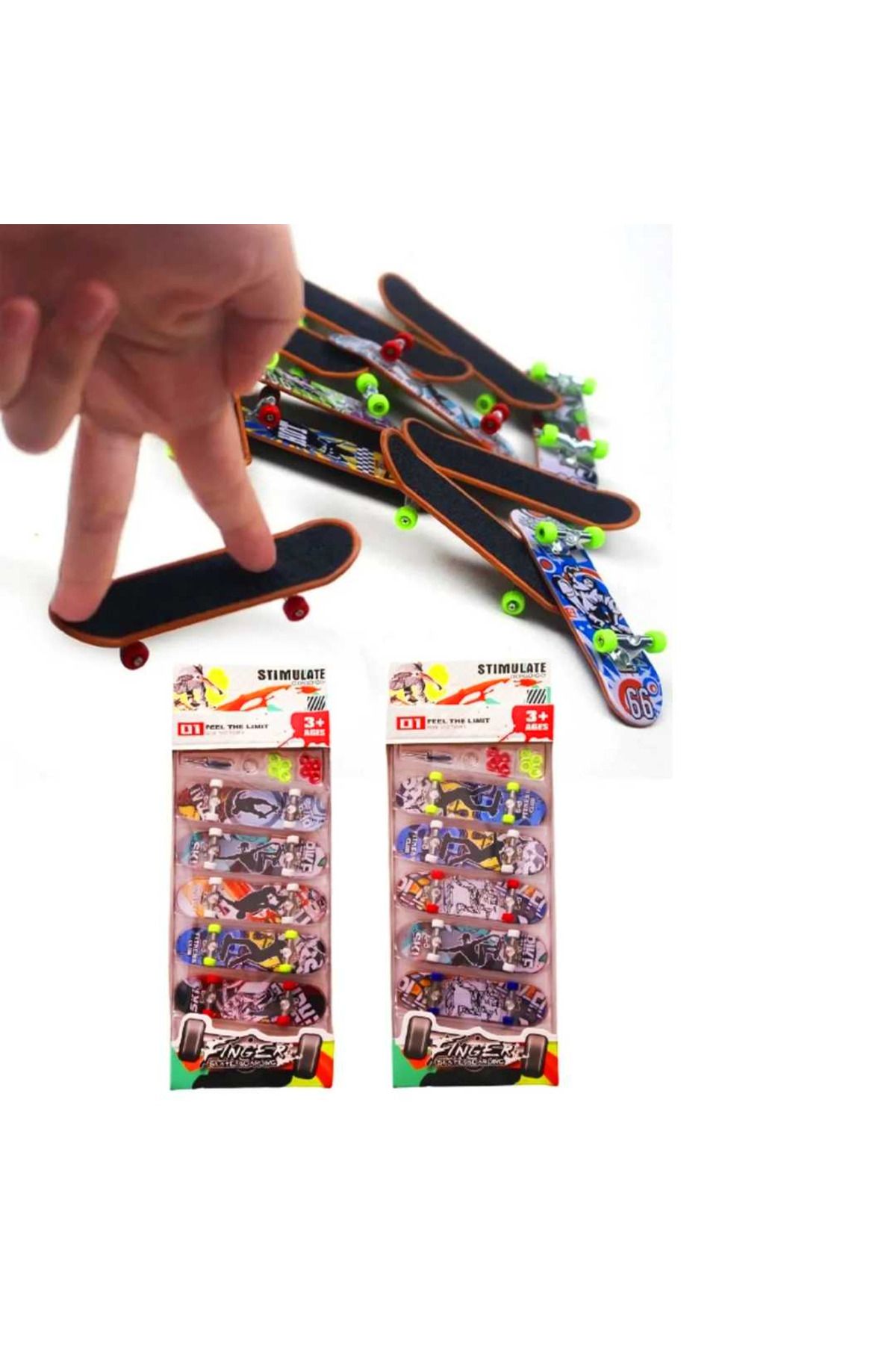 Birlik Oyuncak PARMAK KAYDIRAK SETİ BB502A 5 Lİ KARTELA 1 ADET 3+