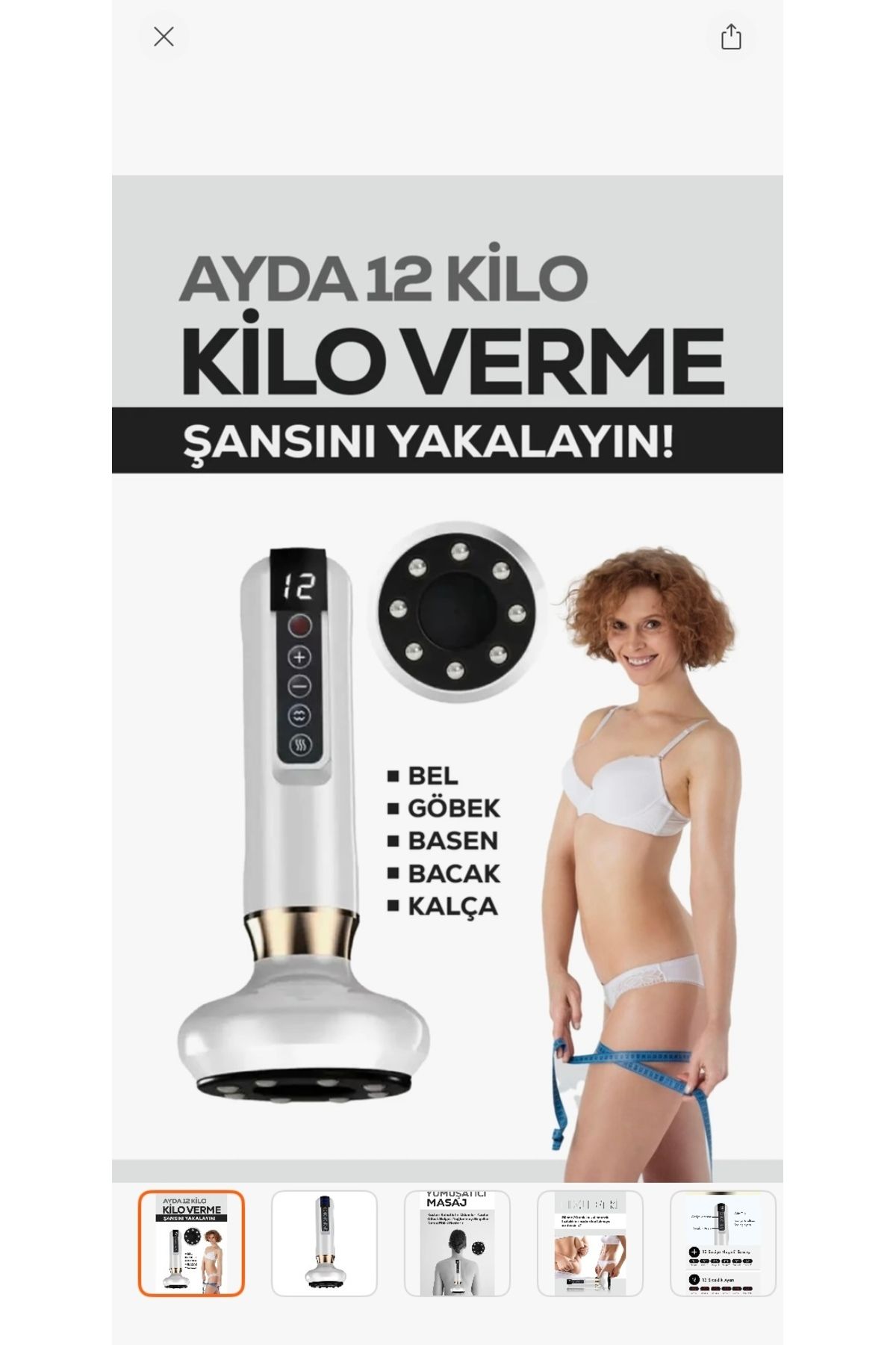 Melis Tansu Vakumlu Selülit ve Yağ Giderme Cihazı (Yurtdışından)