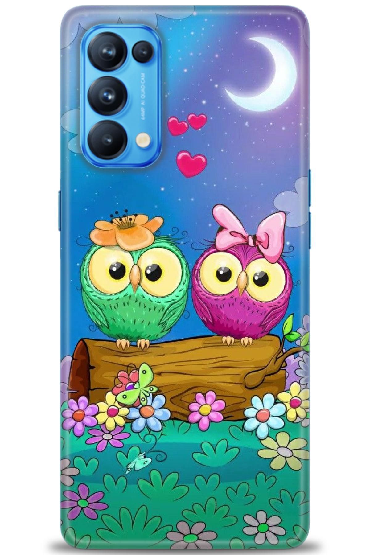 OPPO Reno 5 Pro İle Tam Uyumlu HD Baskılı Desenli Kılıf - Oppo - 192