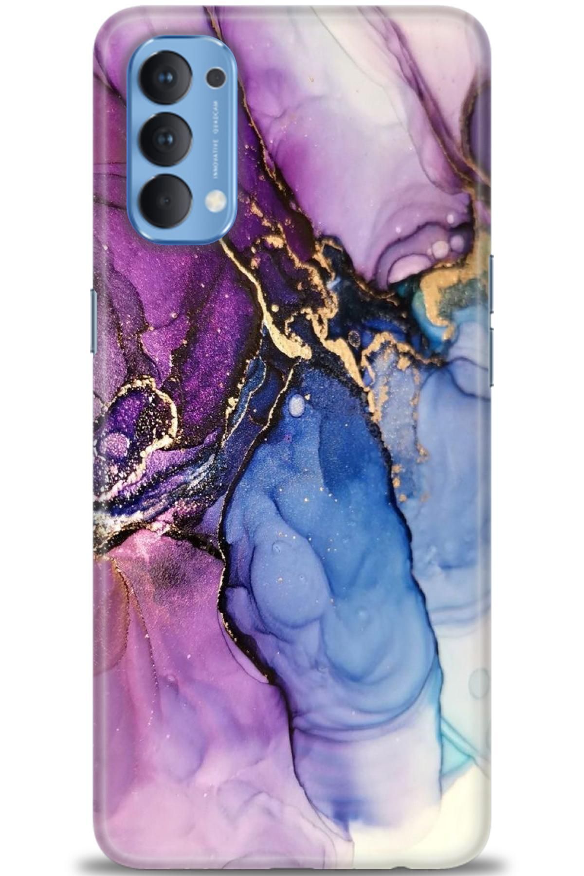 OPPO Reno 4 İle Tam Uyumlu HD Baskılı Desenli Kılıf - Oppo - 50