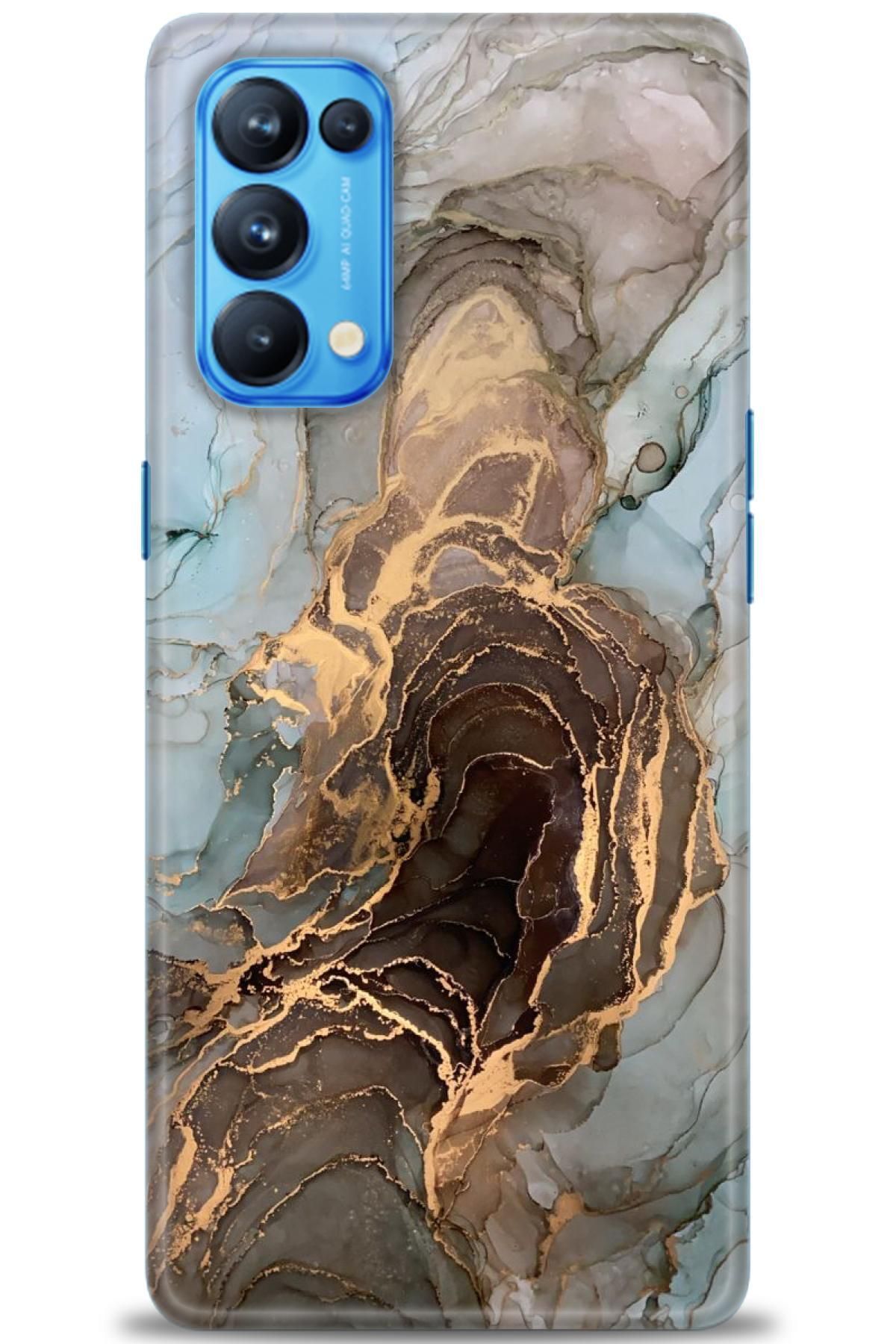 OPPO Reno 5 Pro İle Tam Uyumlu HD Baskılı Desenli Kılıf - Oppo - 219