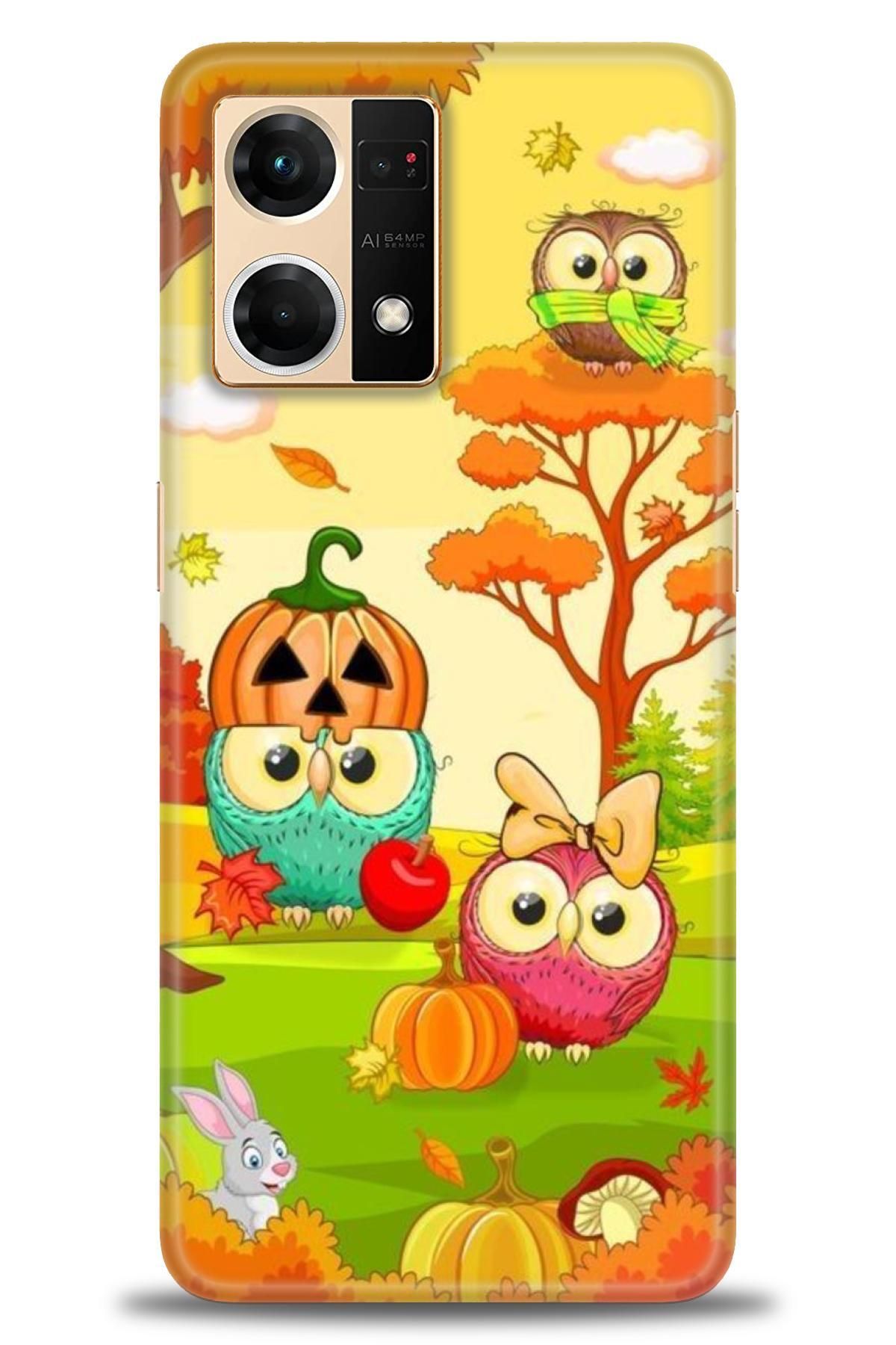 OPPO Reno 7 İle Tam Uyumlu HD Baskılı Desenli Kılıf - Oppo - 581