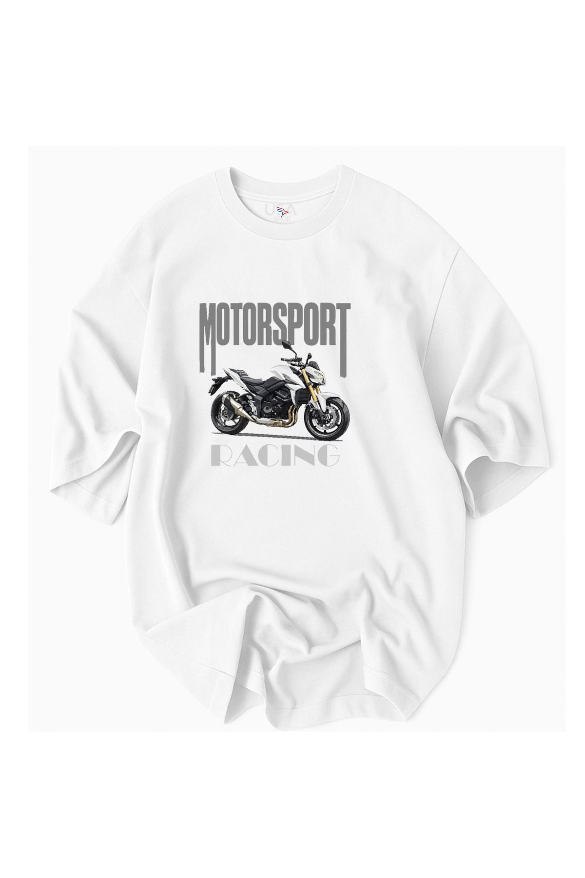 Racıng Motorsport Racıng Naked Motorsiklet Tasarım RACING %100 Pamuklu Premium T-Shirt Shk108