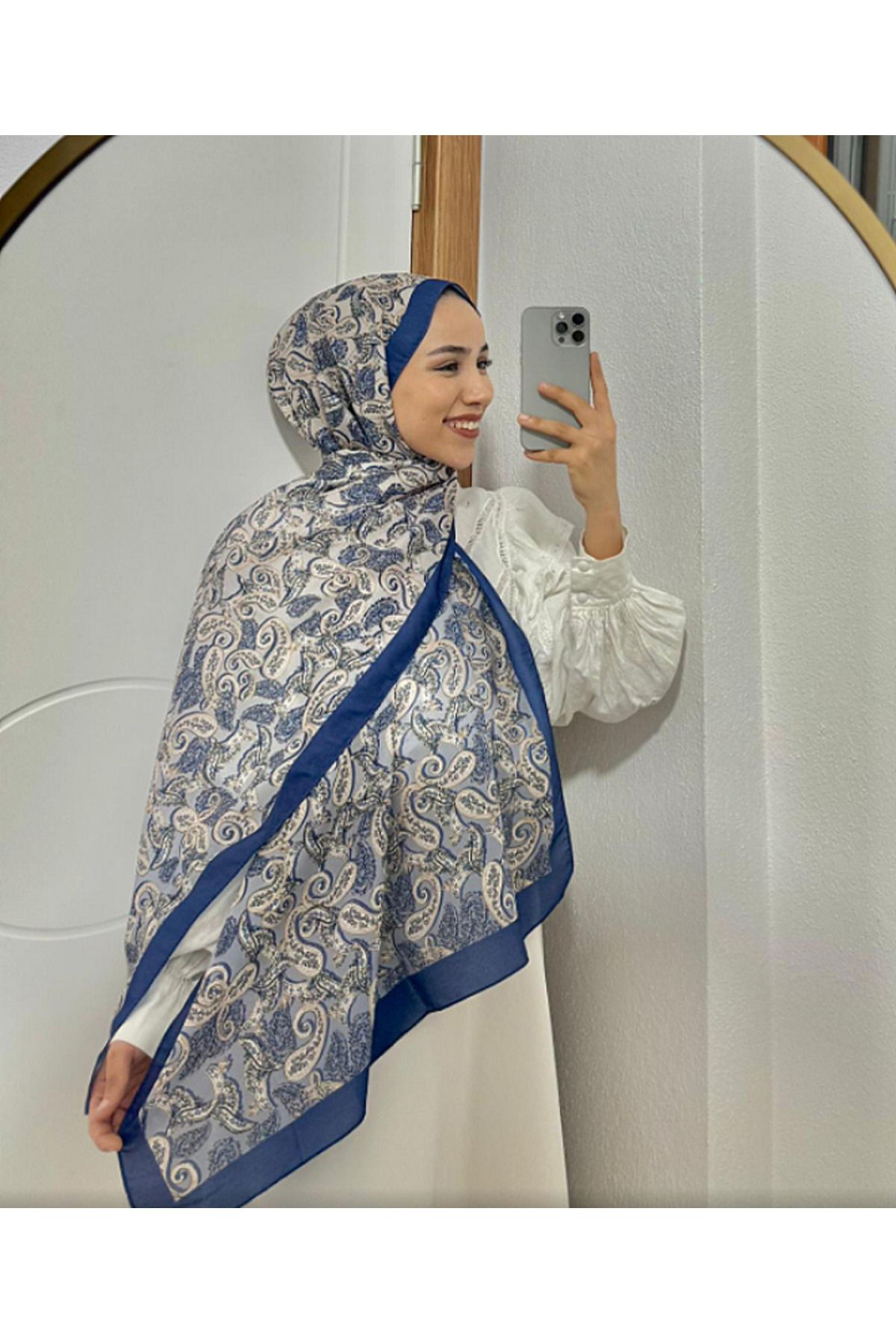 shop Etnik desen pamuklu şal