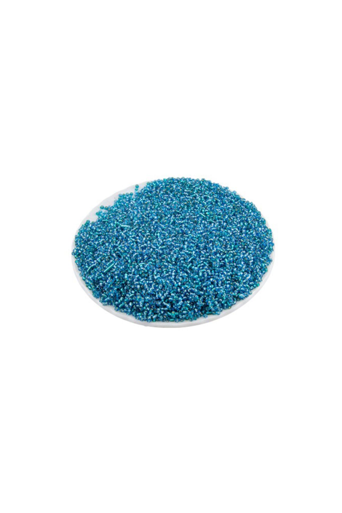Serhat Aksesuar ve El İşçilik Kristal Turkuaz (11/0) 2 mm Kum Boncuğu 100 gr