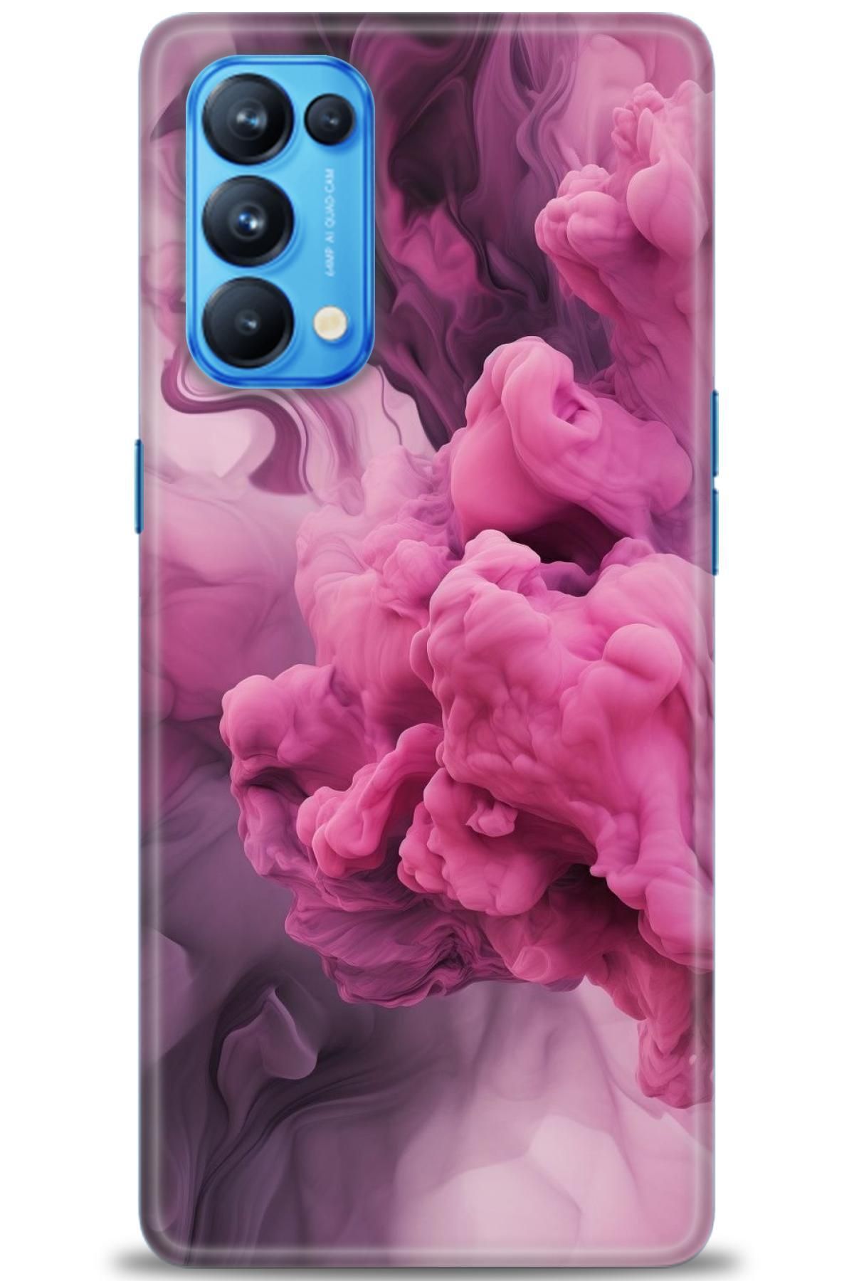 OPPO Reno 5 Pro İle Tam Uyumlu HD Baskılı Desenli Kılıf - Oppo - 803