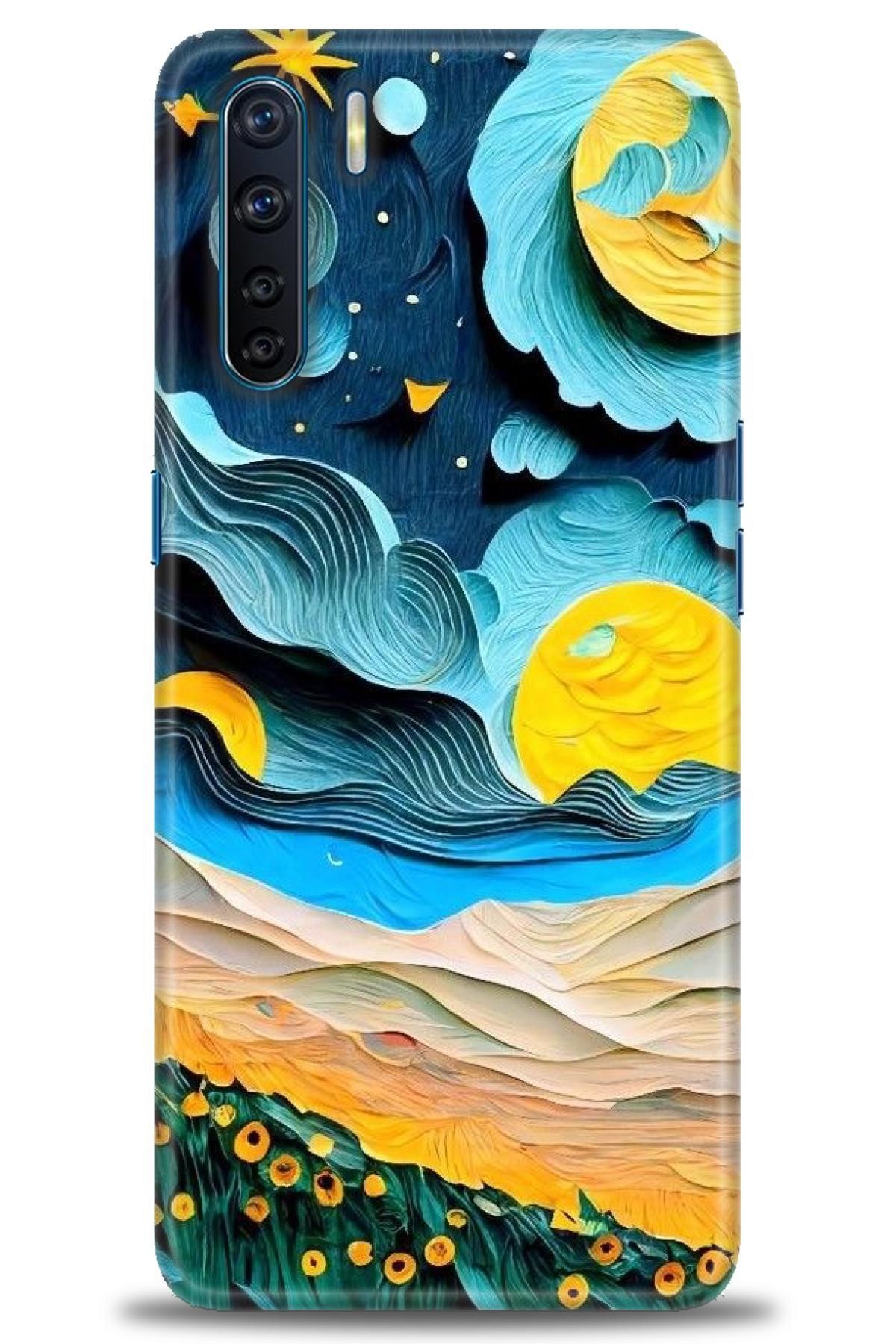OPPO A91 İle Tam Uyumlu HD Baskılı Desenli Kılıf - Oppo - 324