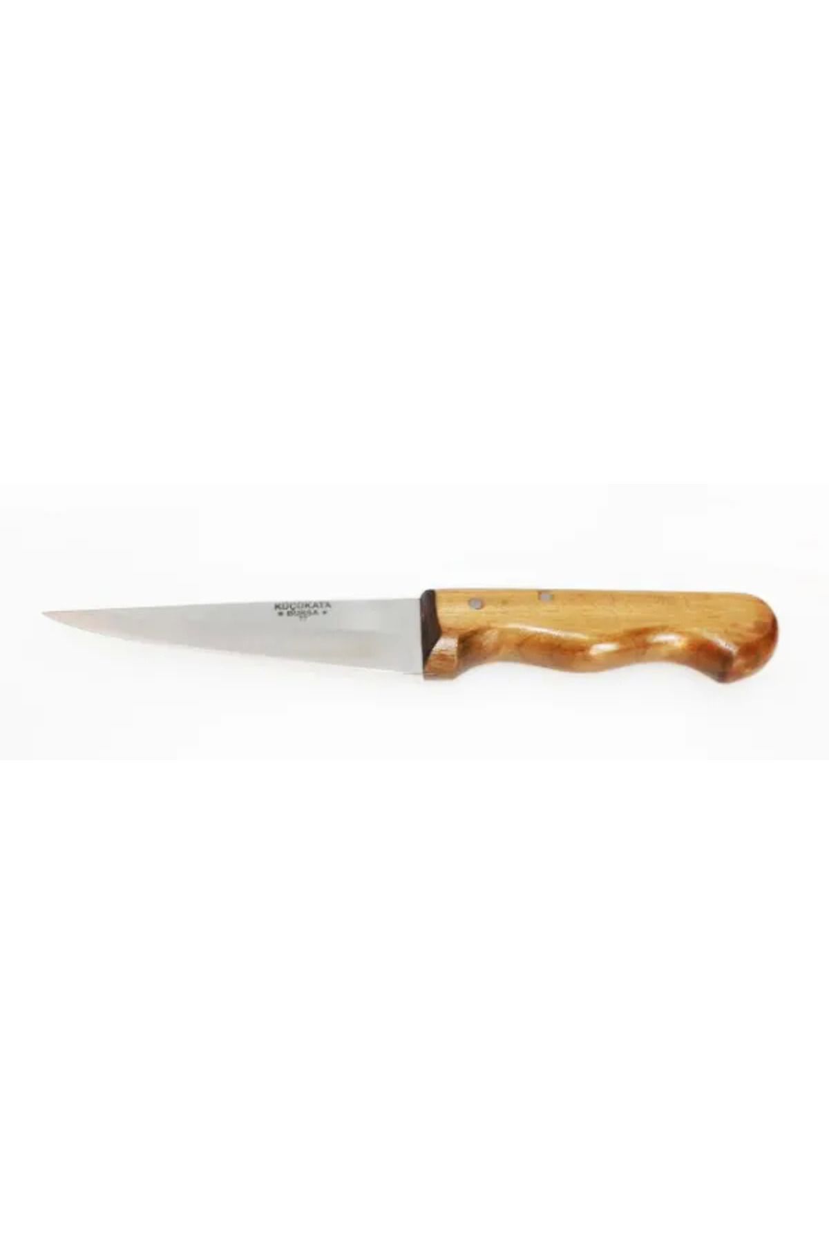 Ayaz World Bursa İnce Sivri Kasap Bıçağı No:1 13 Cm - Ahşap Sap - AYZ9288-5105