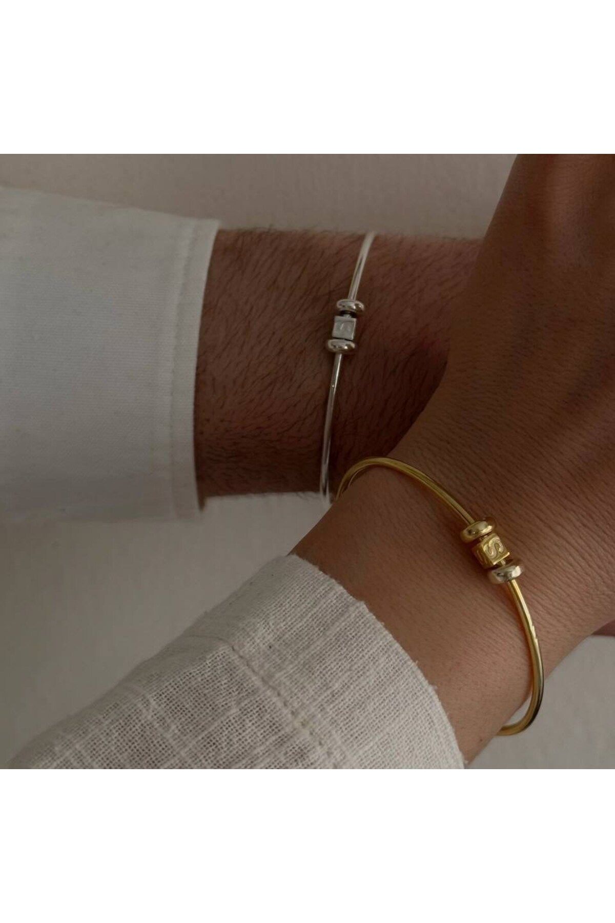 beonejewelry FARFETCH HARFLİ BİLEKLİK | 925 GÜMÜŞ