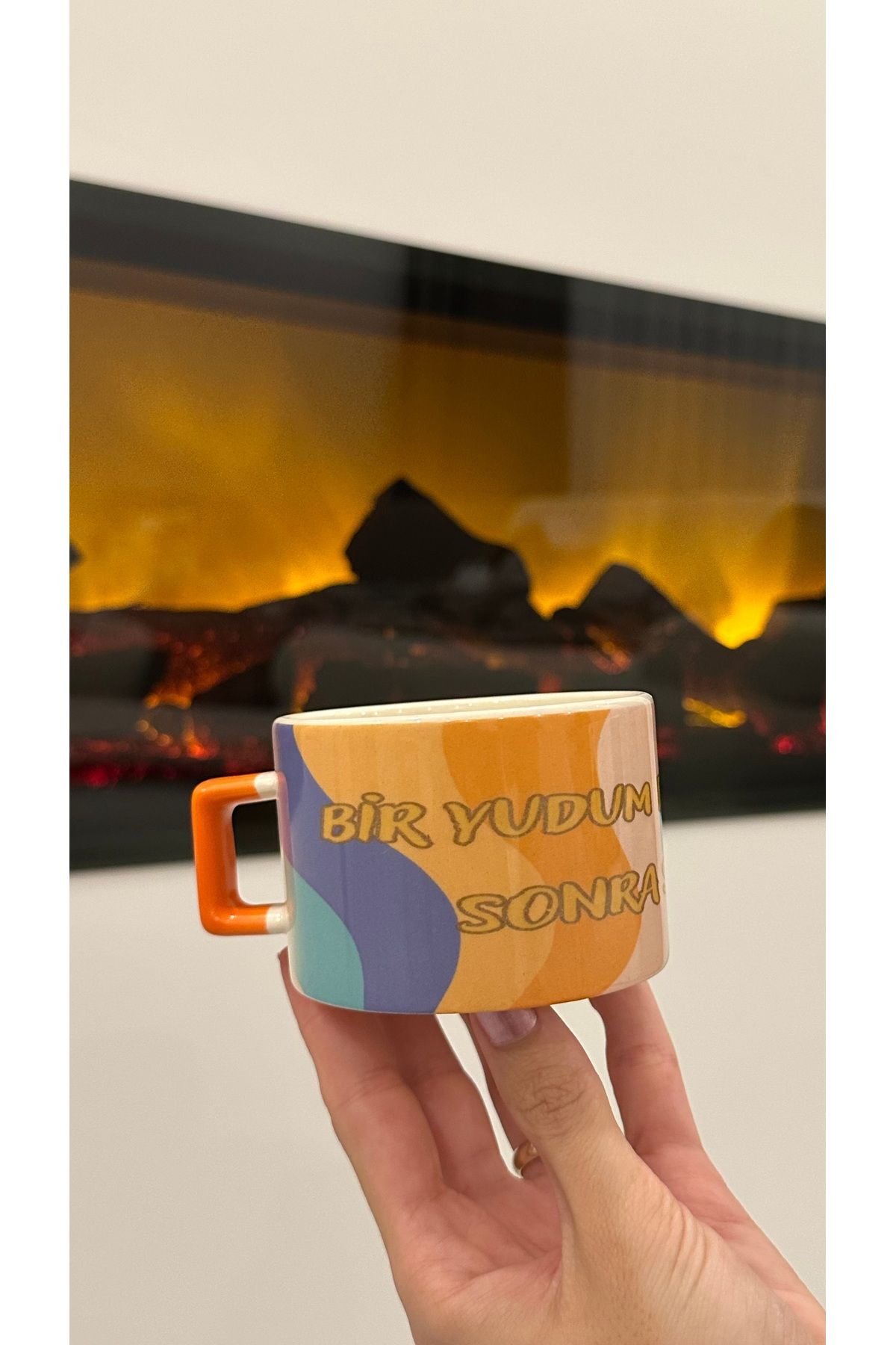 shop Bir Yudum Daha İçeyim Sonra Söverim Yazılı Tasarım Seramik Pinterest Kupa