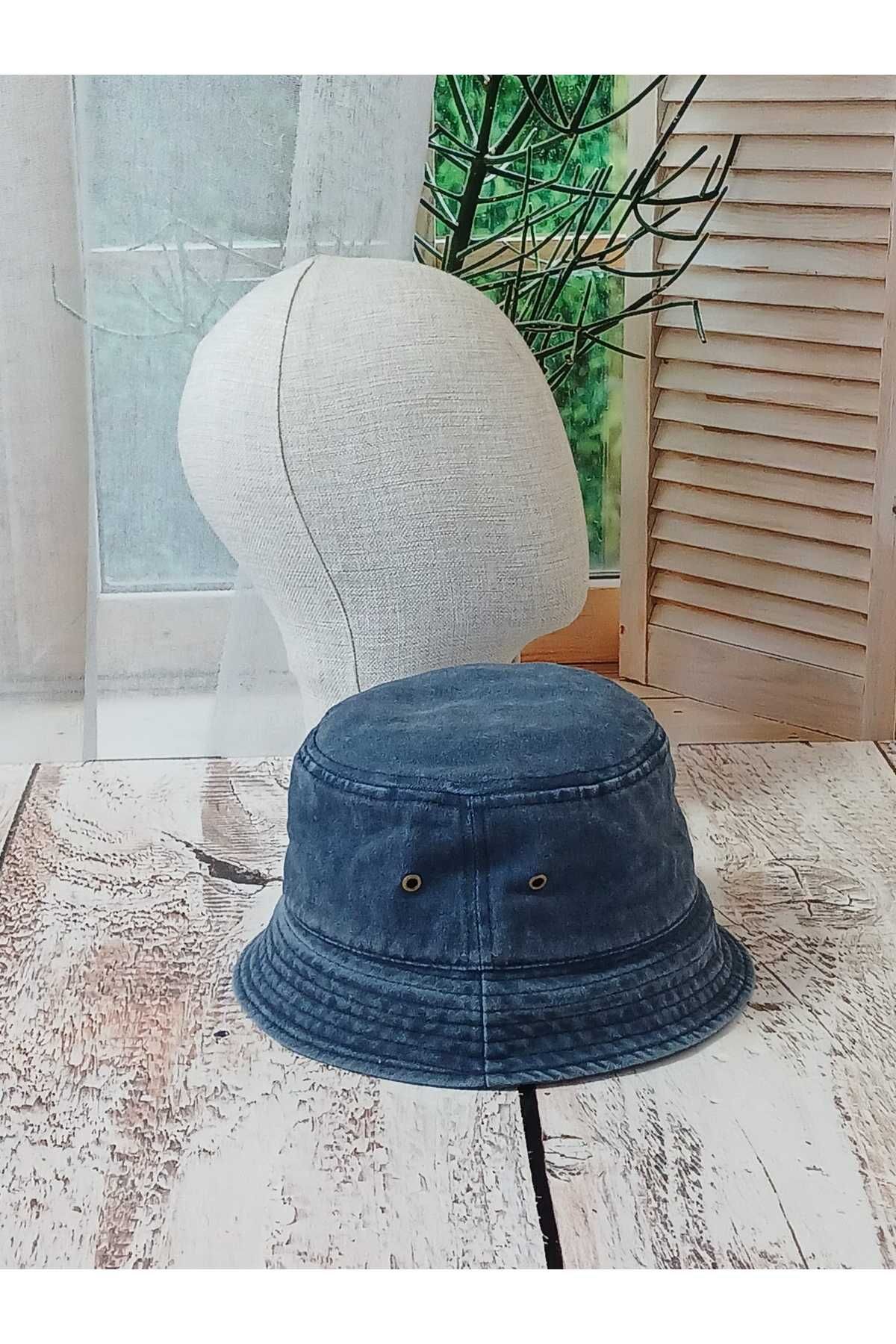 Aydmr Aksesuar Eskitmeli Yıkamalı Bucket Kova Şapka