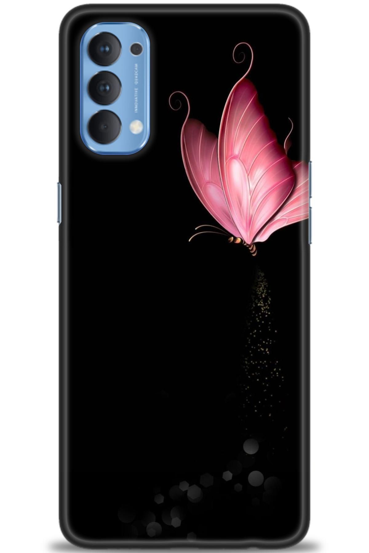 OPPO Reno 4 İle Tam Uyumlu HD Baskılı Desenli Kılıf - Oppo - 693