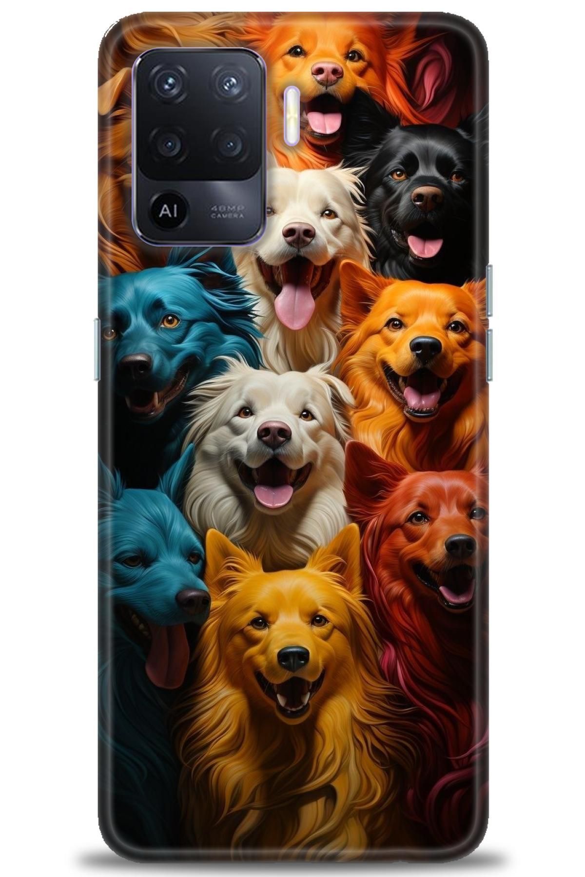 OPPO Reno 5 Lite İle Tam Uyumlu HD Baskılı Desenli Kılıf - Oppo - 164