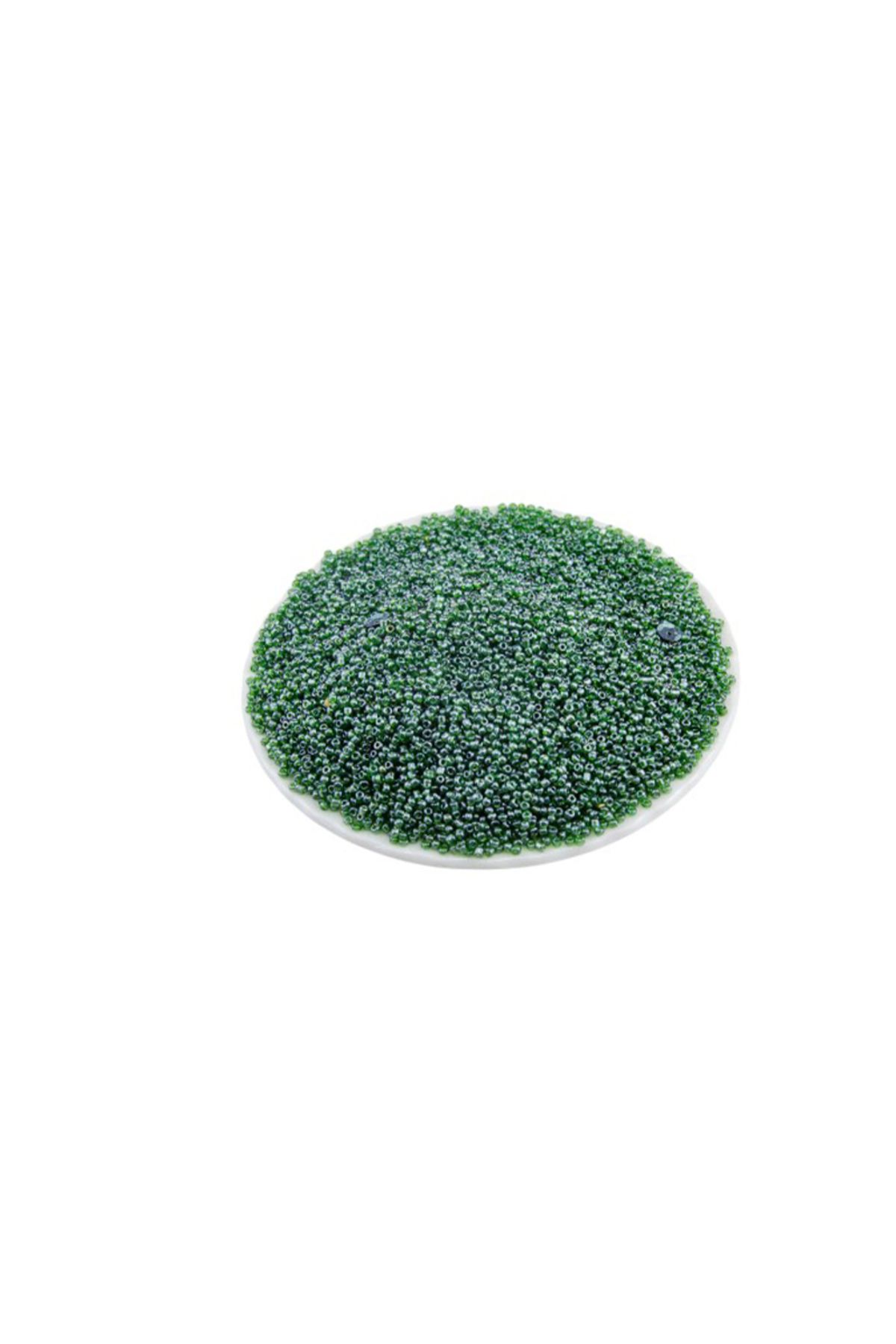 Serhat Aksesuar ve El İşçilik Zümrüt Yeşili (11/0) 2 mm Kum Boncuğu 100 gr