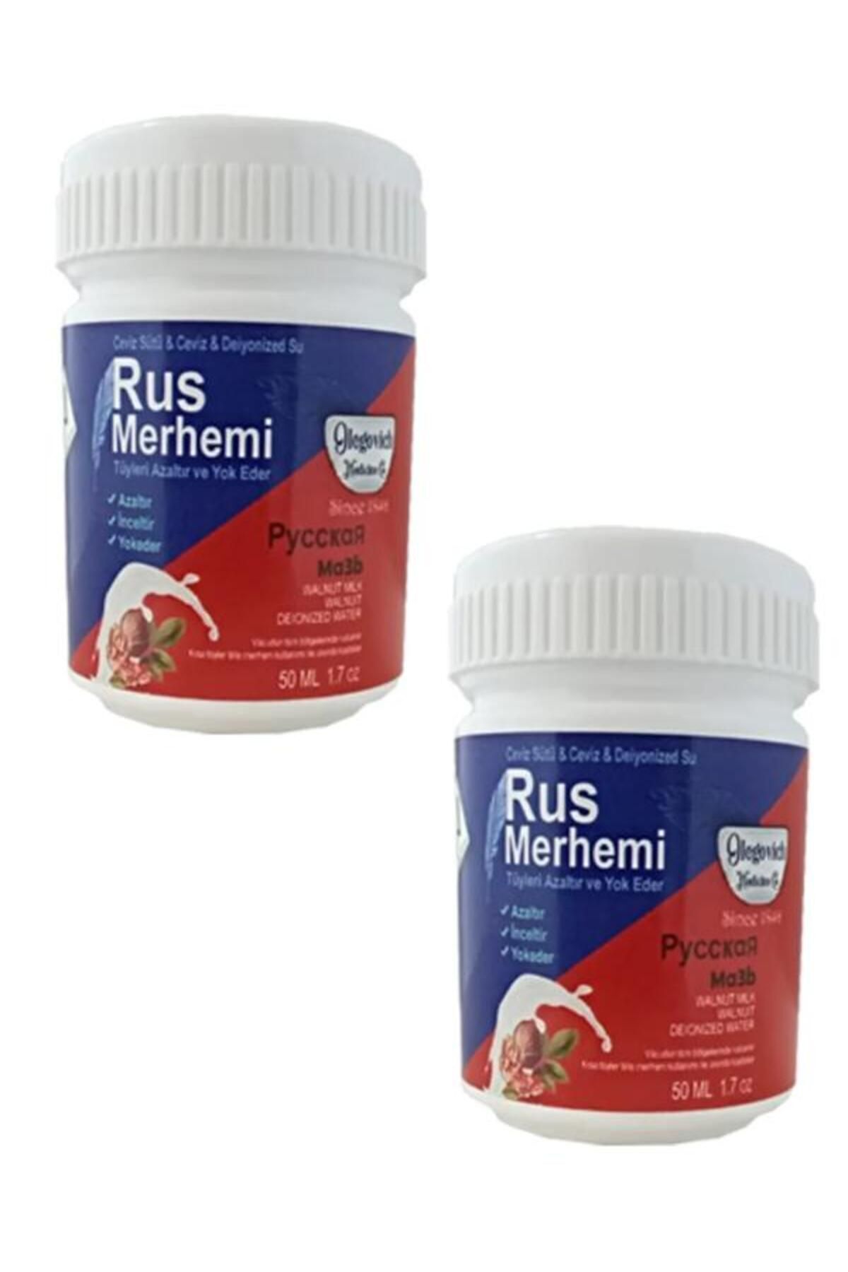 kapsulavm Rus Merhemi Tüy Azaltıcı Ve Yok Edici Kremi 50 ml X 2 Adet