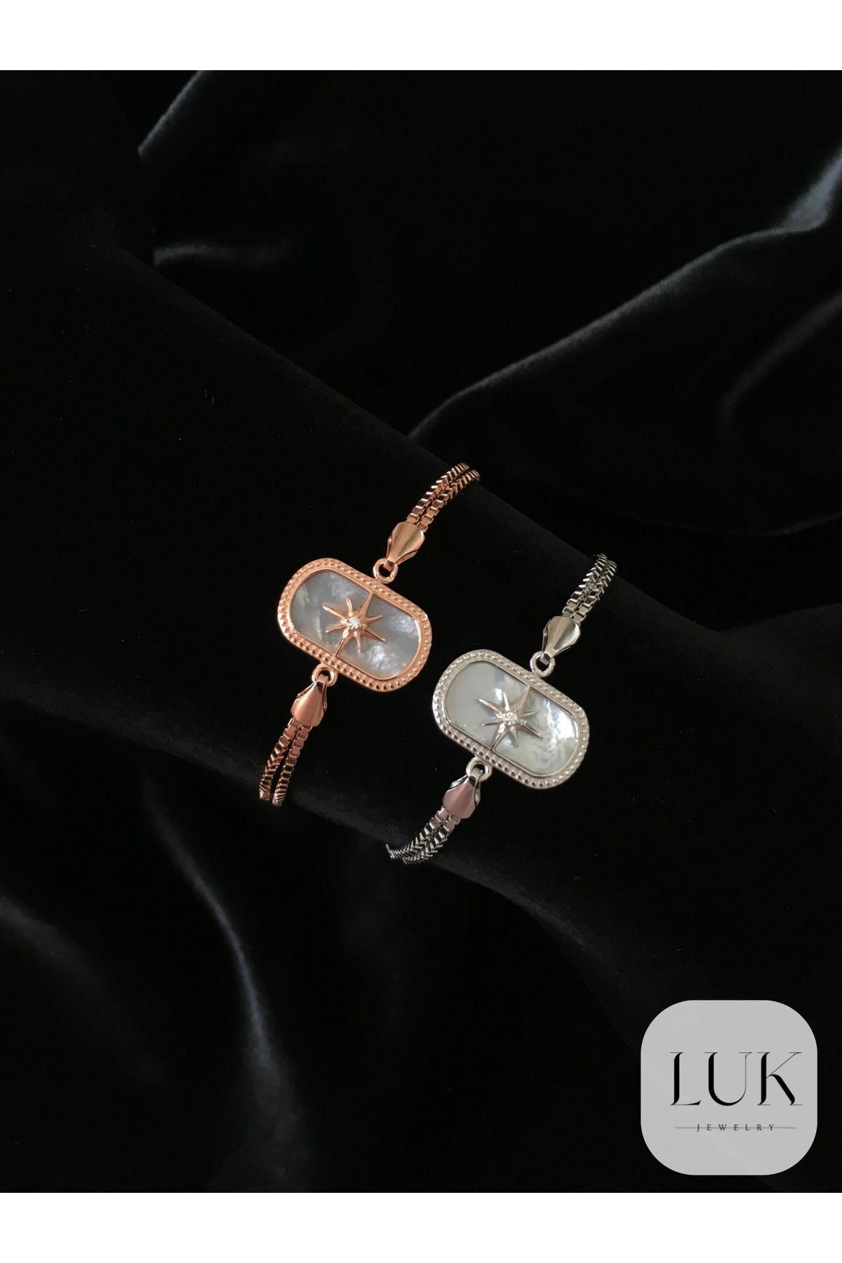 LUK JEWELRY 925 AYAR PUSULA BİLEKLİK