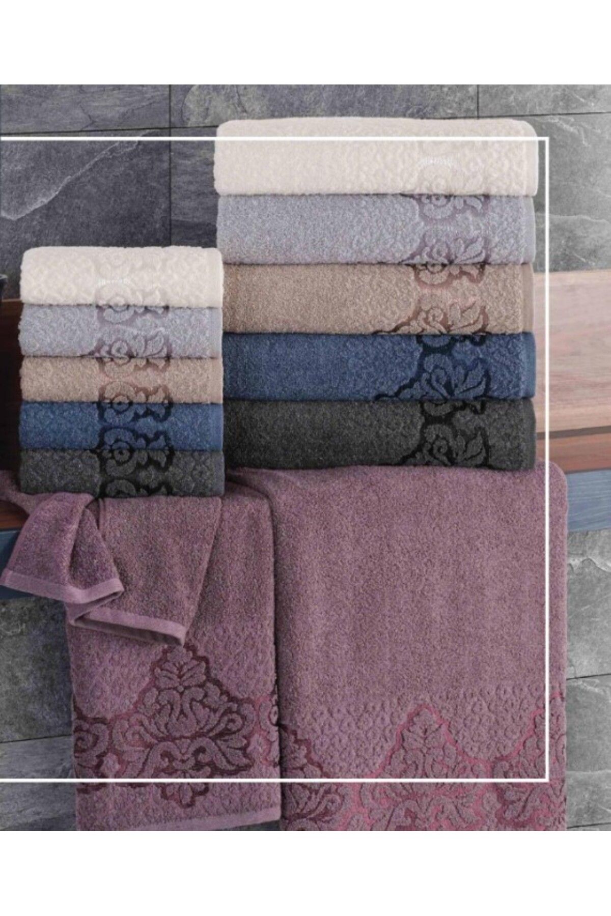 melfxxl eticaret NH Chupra 6'lı havlu 50x90cm