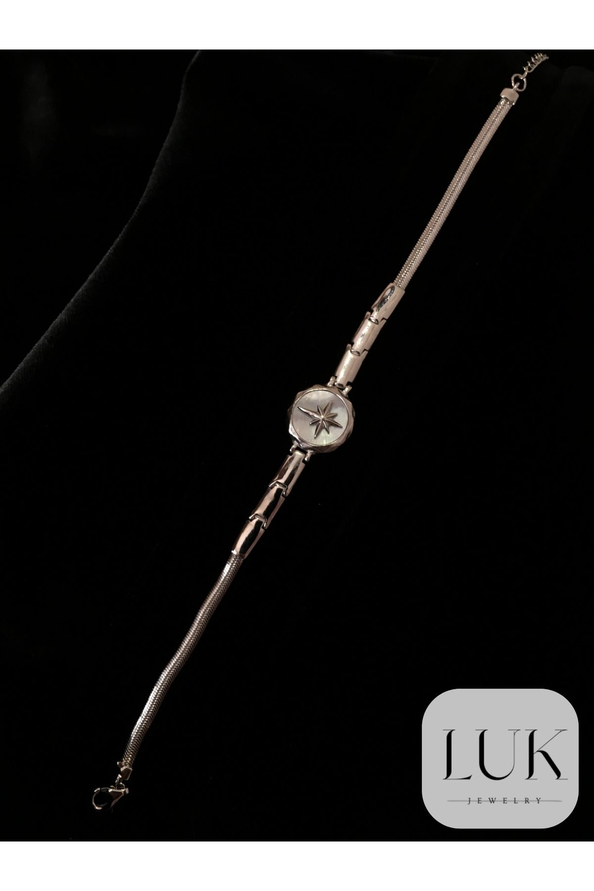 LUK JEWELRY 925 AYAR YILDIZLI BİLEKLİK