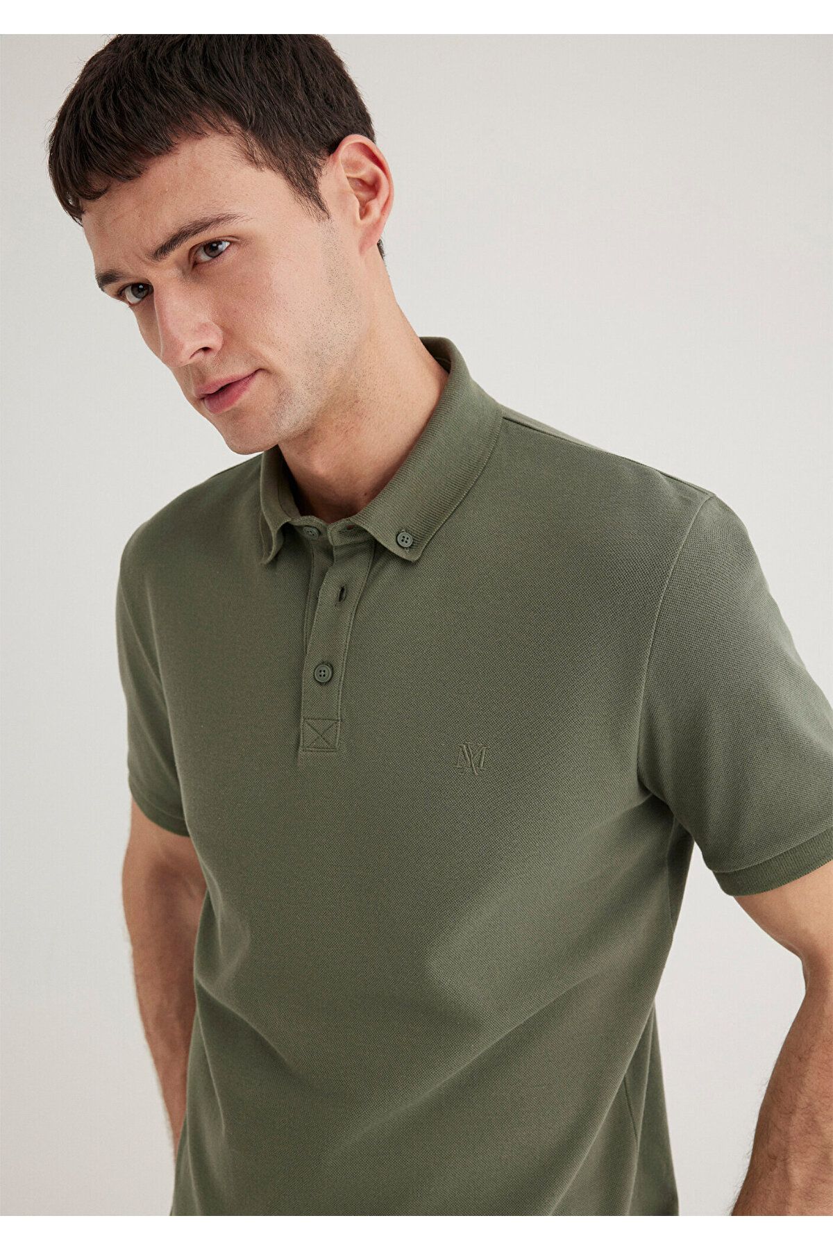 Mavi-Khakifarbenes Polo-T-Shirt – Slim Fit, Slim Fit063247-33198 3