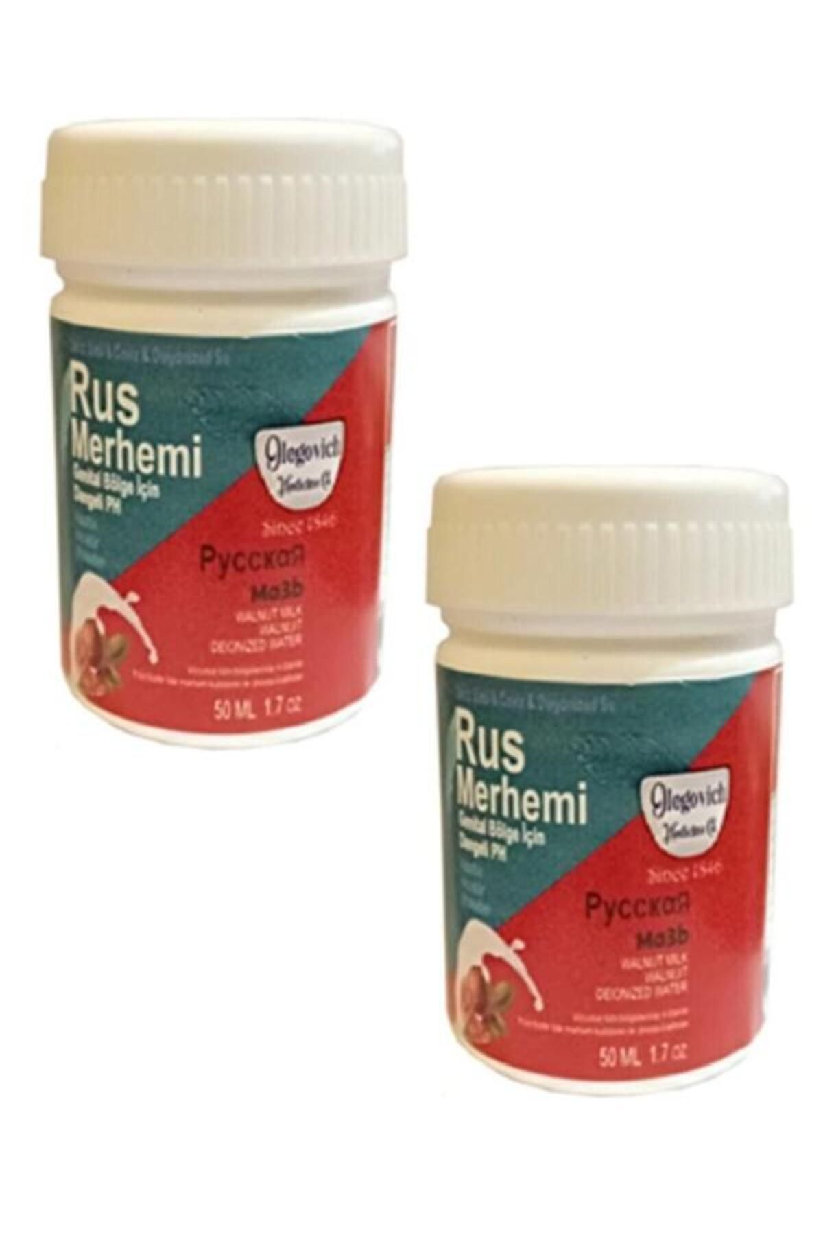 kapsulavm Rus Merhemi Genital Bölge Tüy Dökücü Kremi 50 ml X 2 Adet