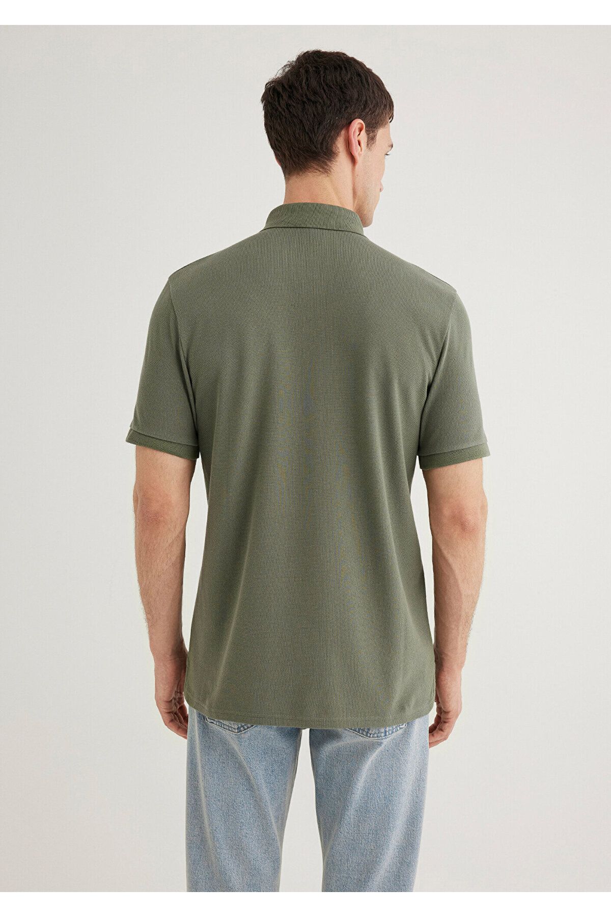 Mavi-Khakifarbenes Polo-T-Shirt – Slim Fit, Slim Fit063247-33198 5