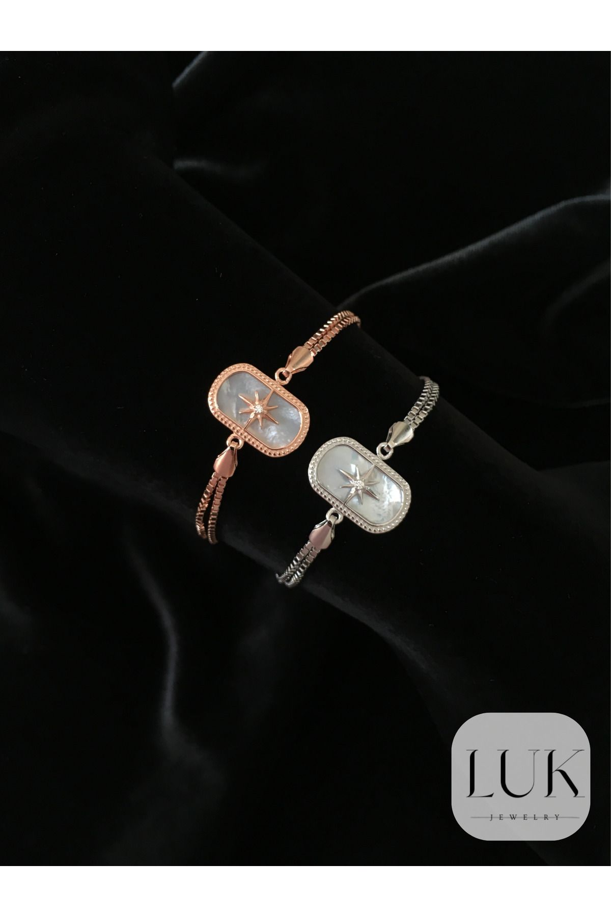 LUK JEWELRY 925 AYAR PUSULA BİLEKLİK