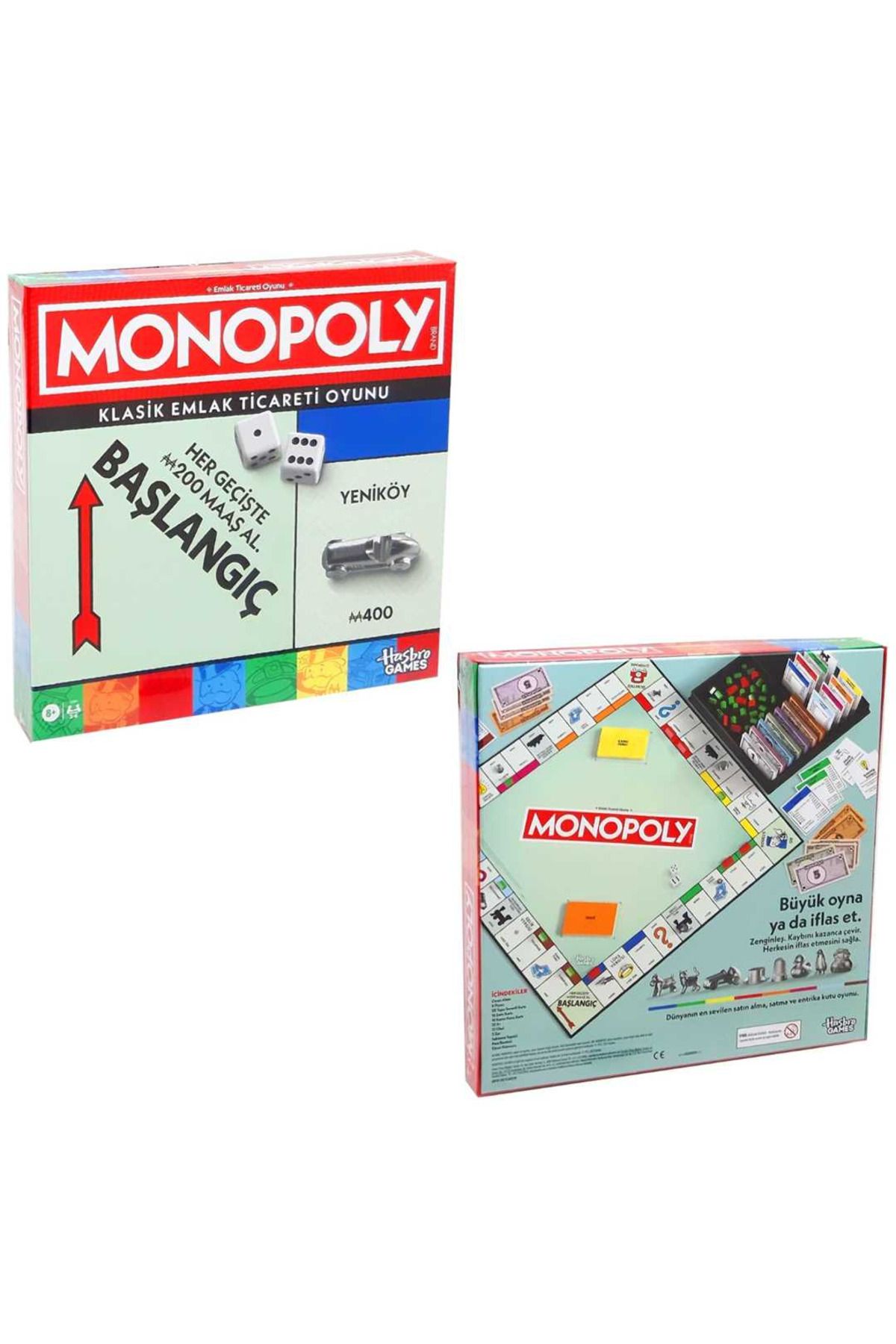 Art Tone HASBRO MONOPOLY KLASİK KUTU OYUNU 8+